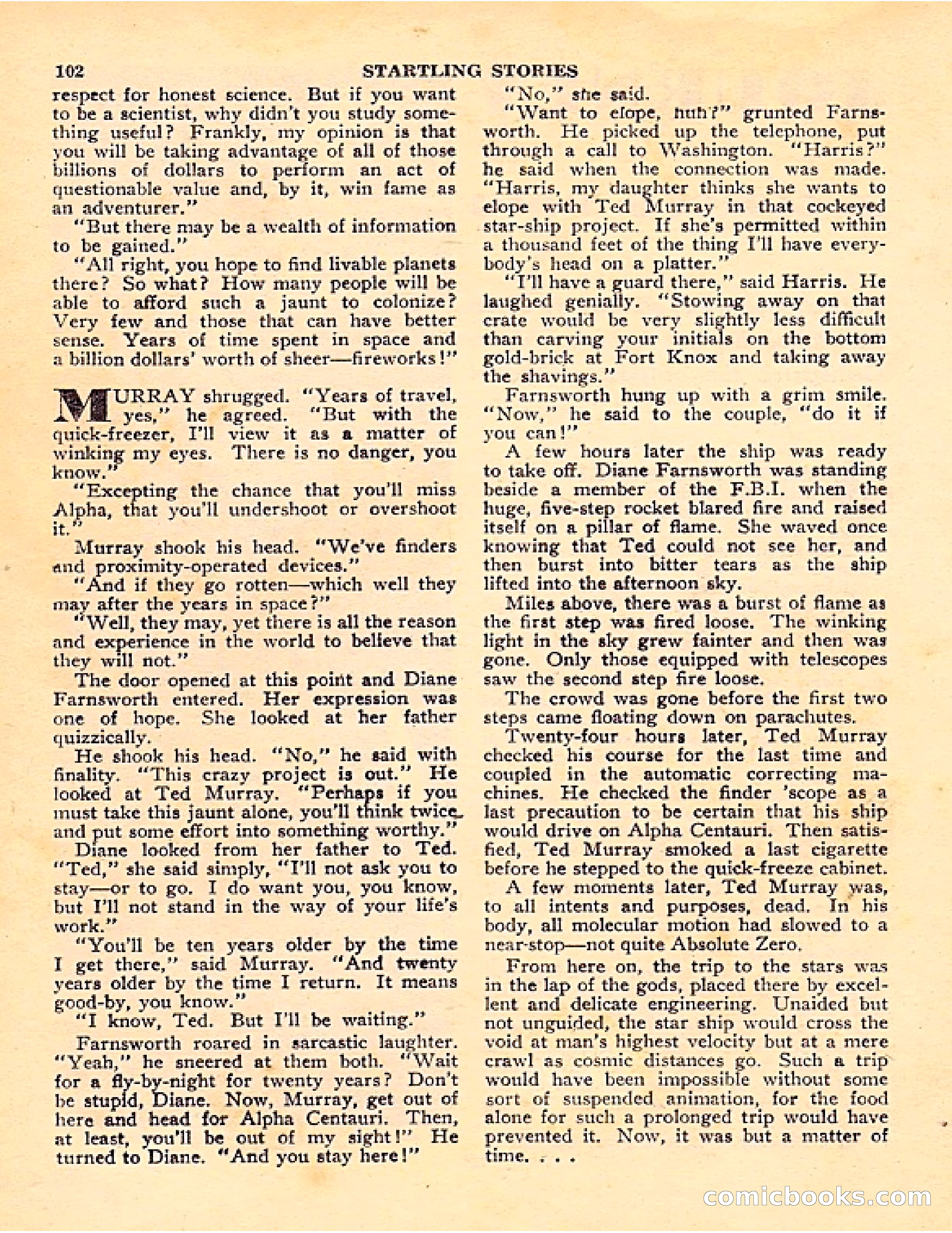 Startling Stories, Canadian Edition — page 102 of 148