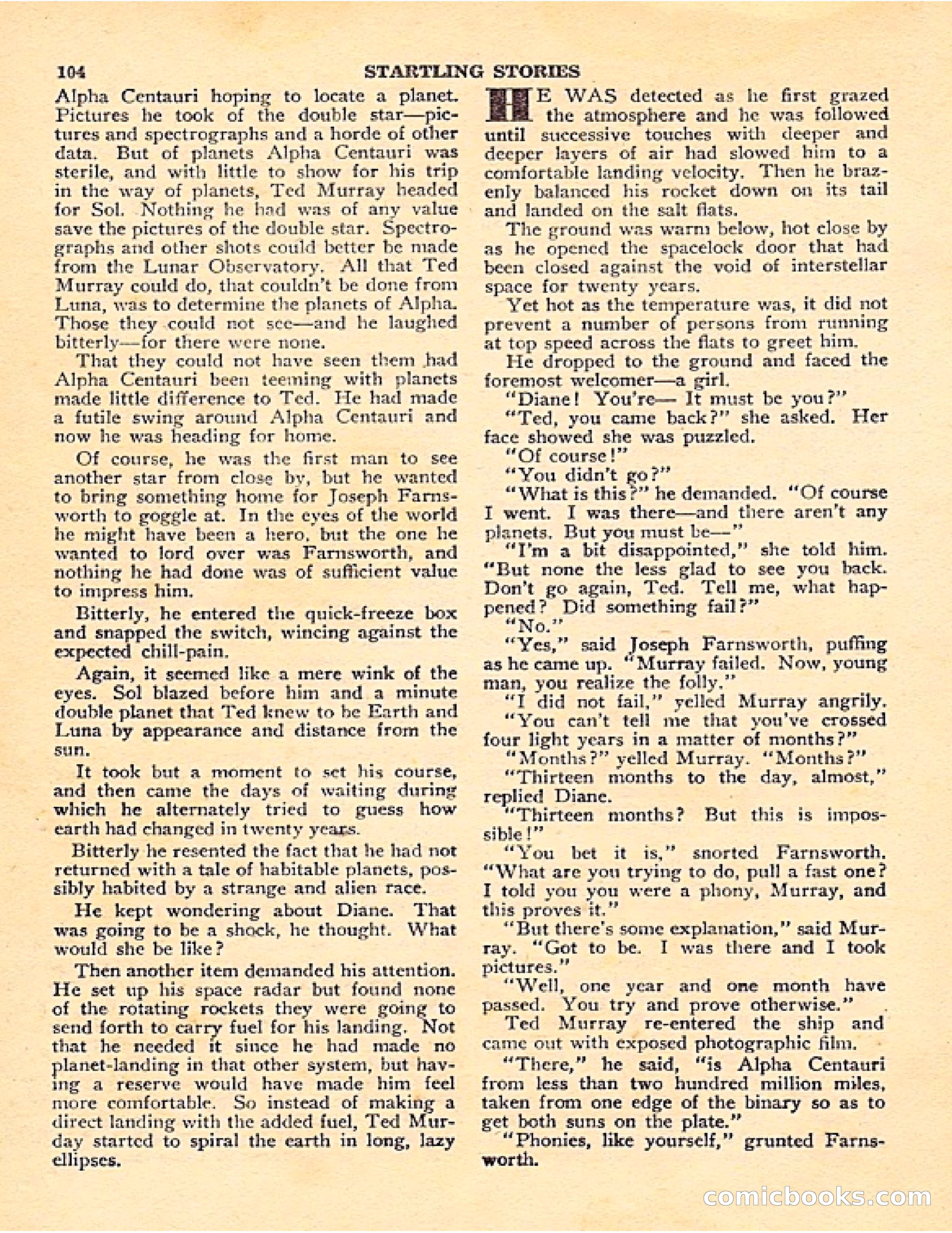Startling Stories, Canadian Edition — page 104 of 148