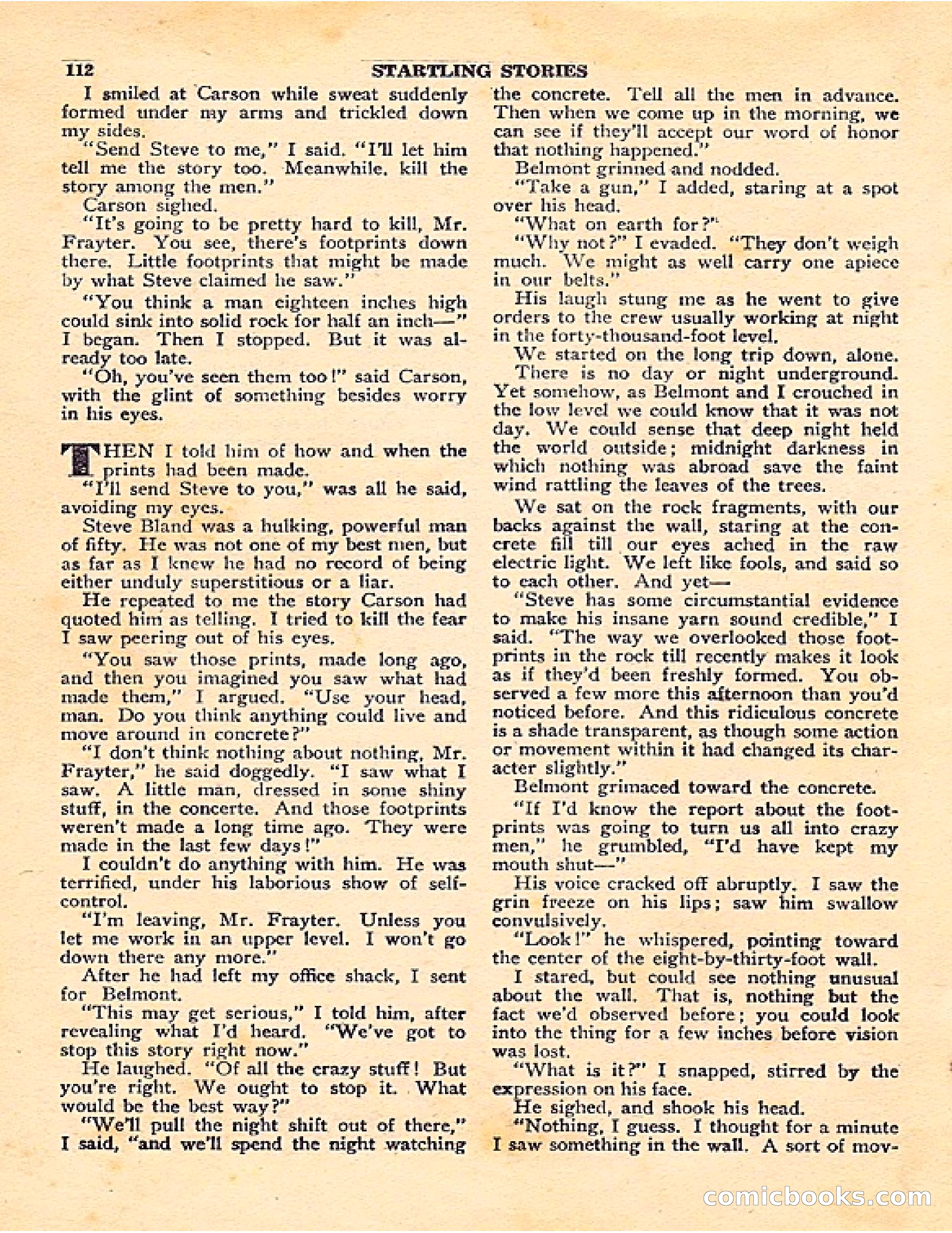 Startling Stories, Canadian Edition — page 112 of 148