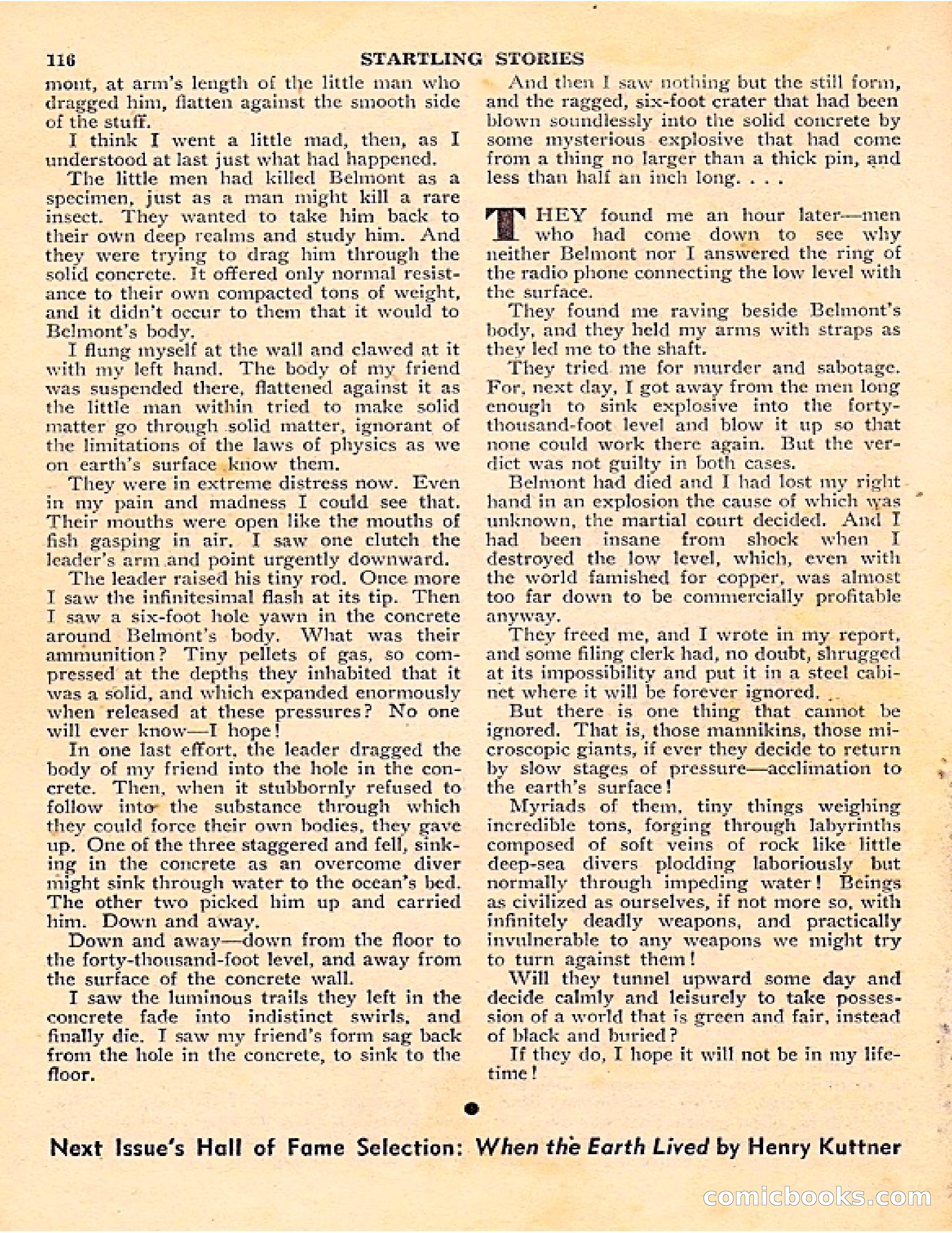 Startling Stories, Canadian Edition — page 116 of 148