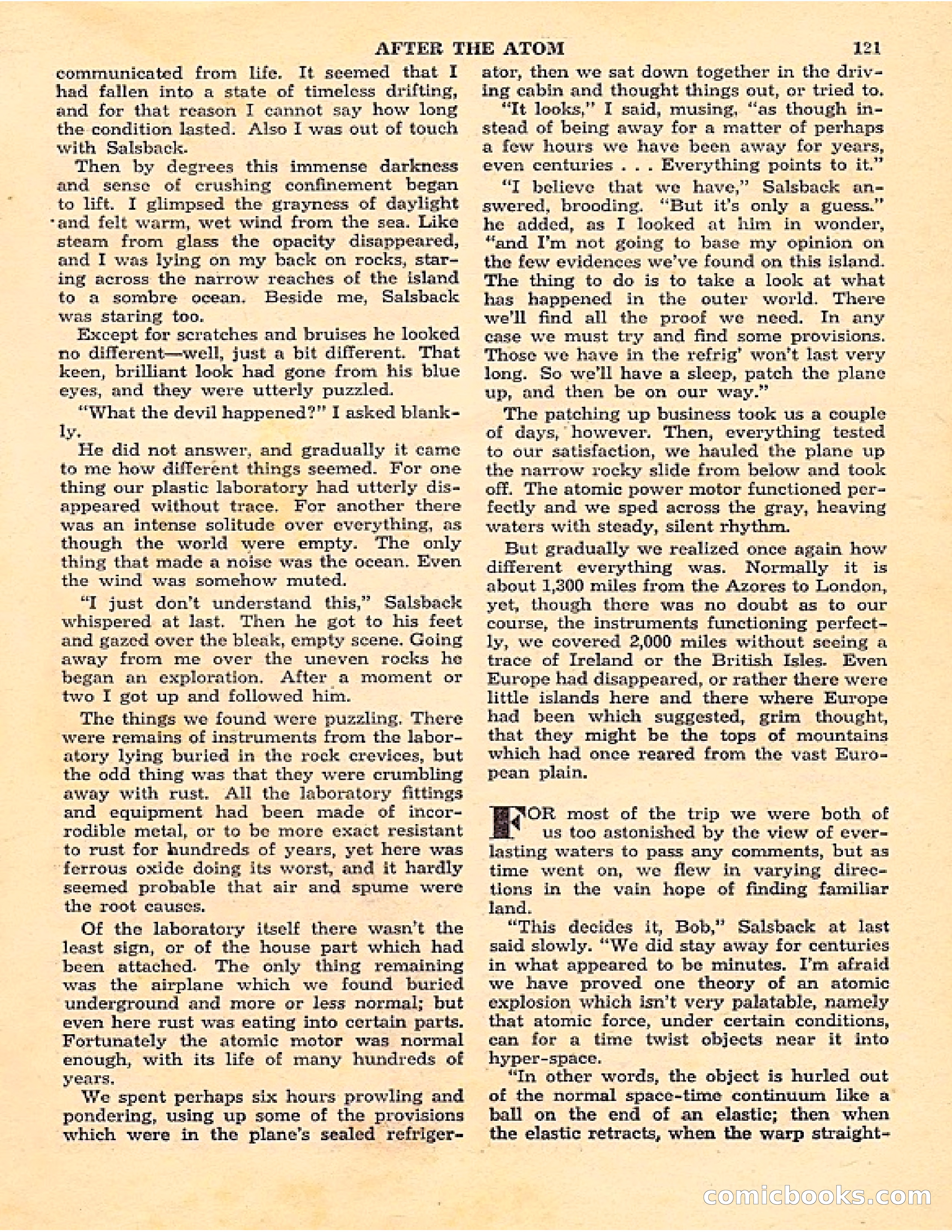 Startling Stories, Canadian Edition — page 121 of 148