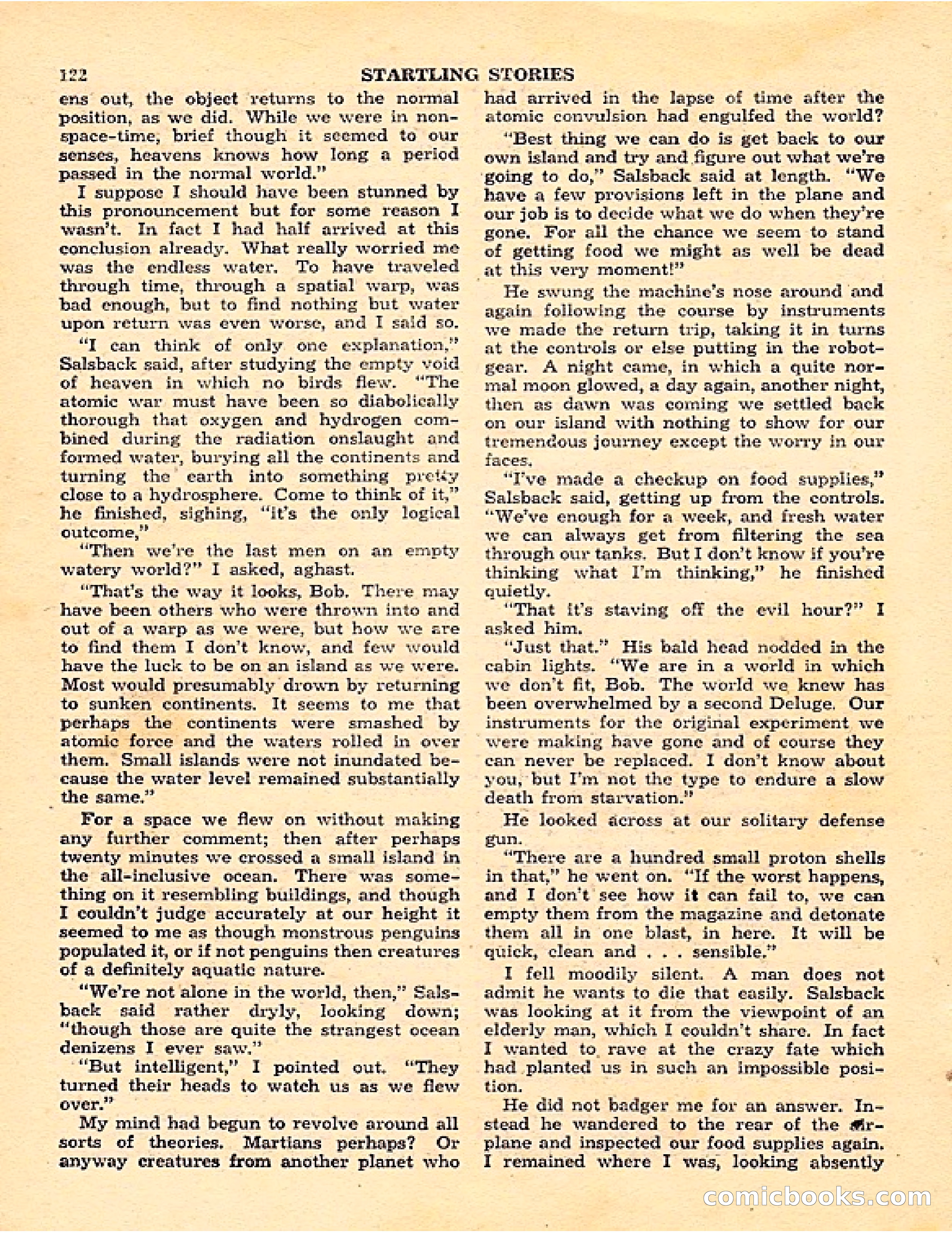 Startling Stories, Canadian Edition — page 122 of 148