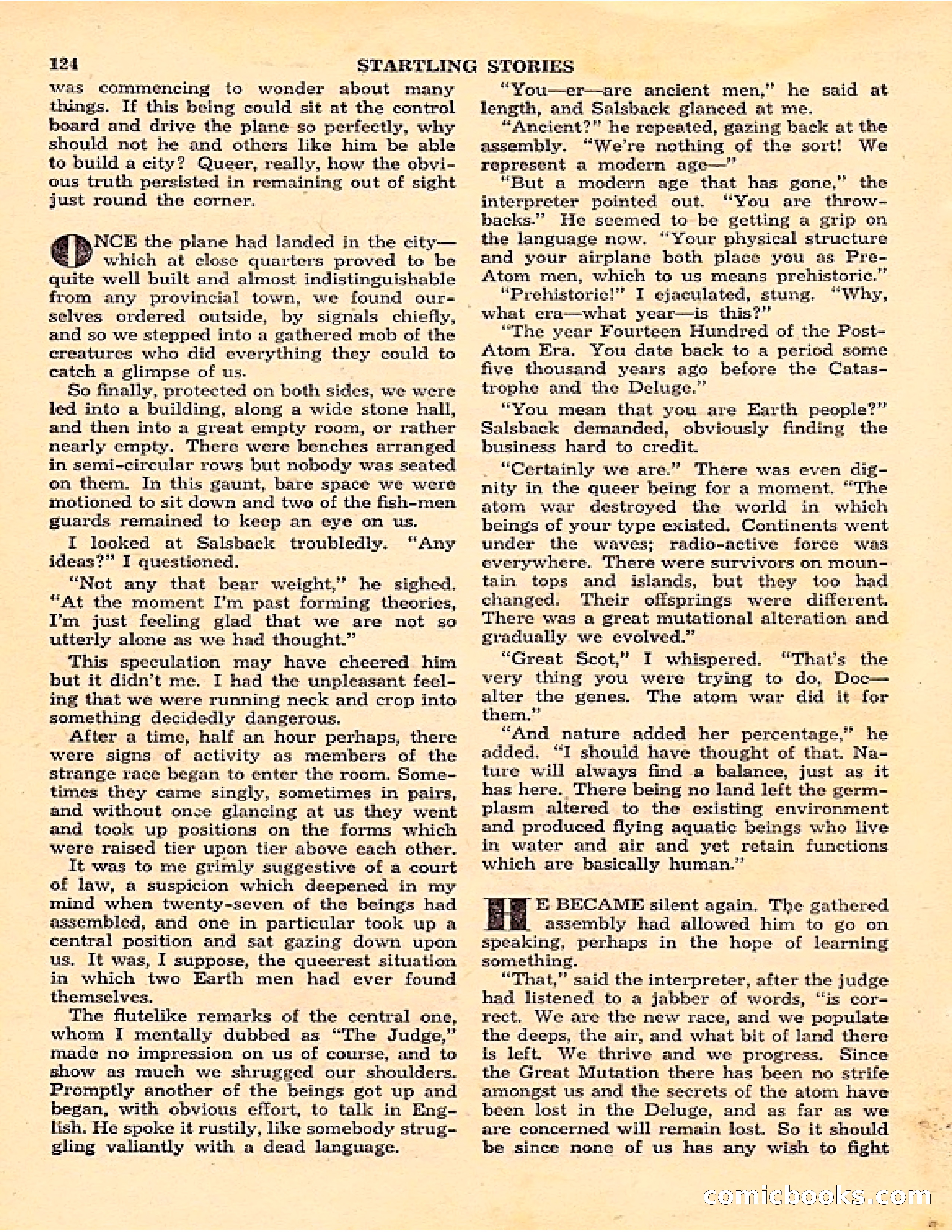 Startling Stories, Canadian Edition — page 124 of 148