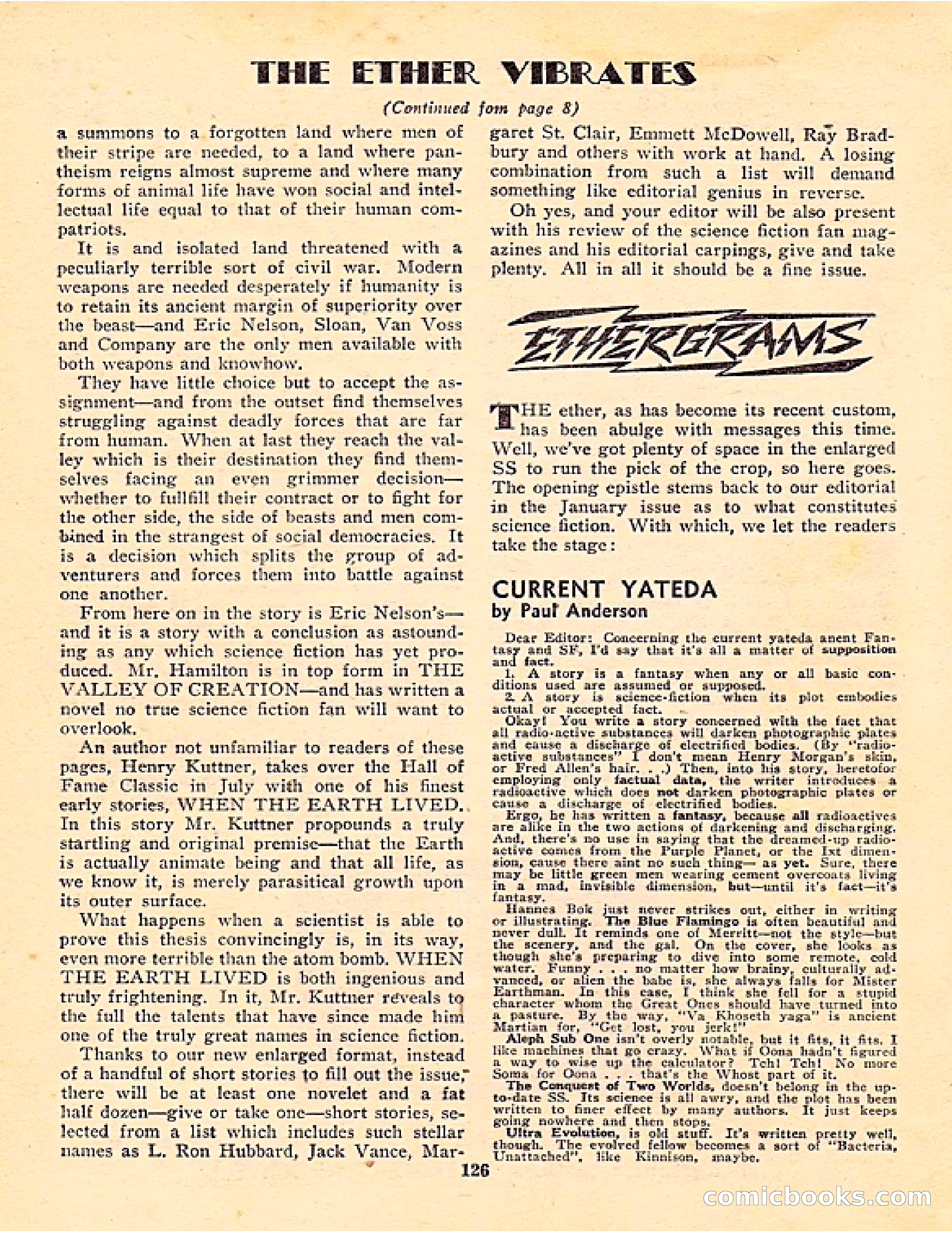 Startling Stories, Canadian Edition — page 126 of 148