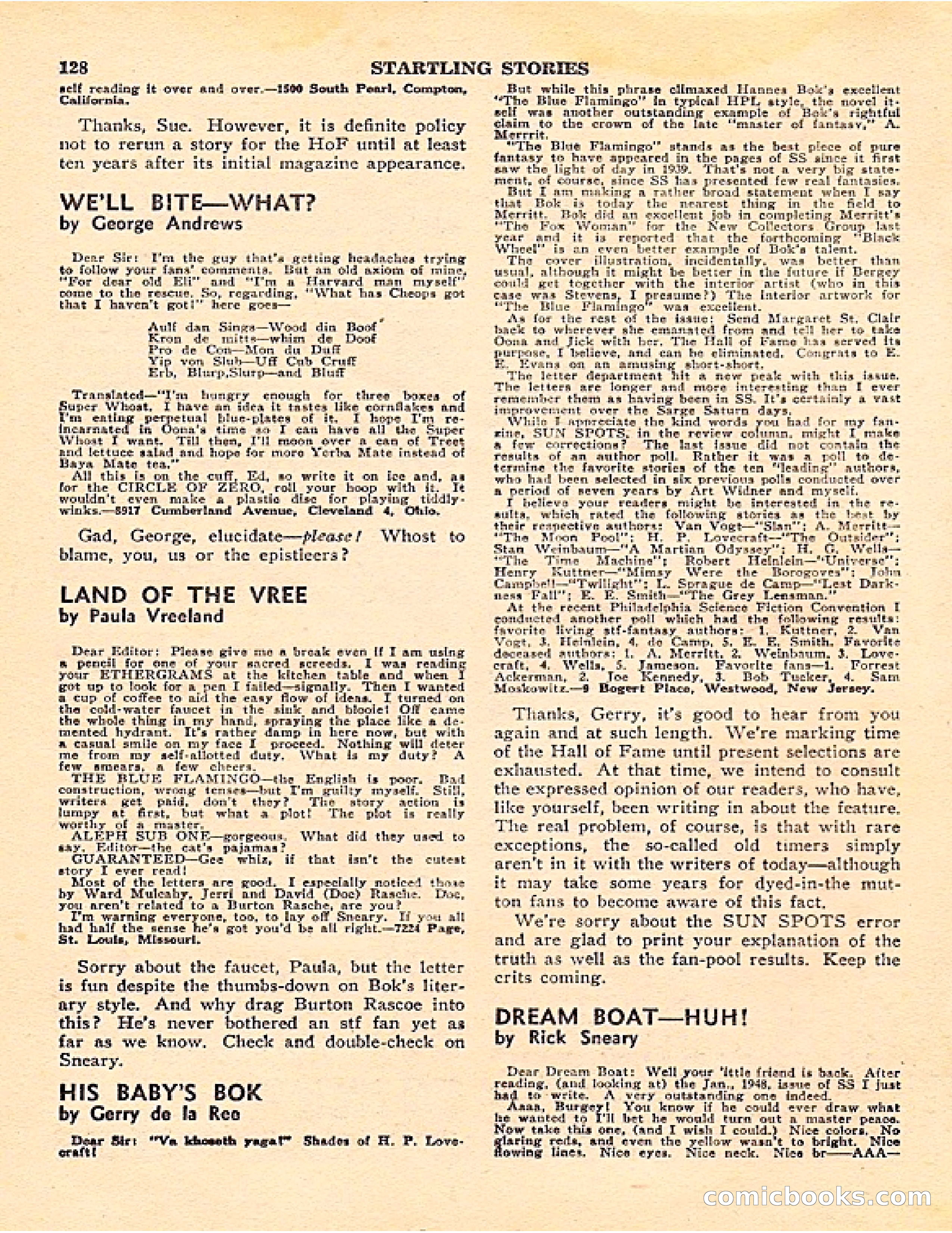 Startling Stories, Canadian Edition — page 128 of 148