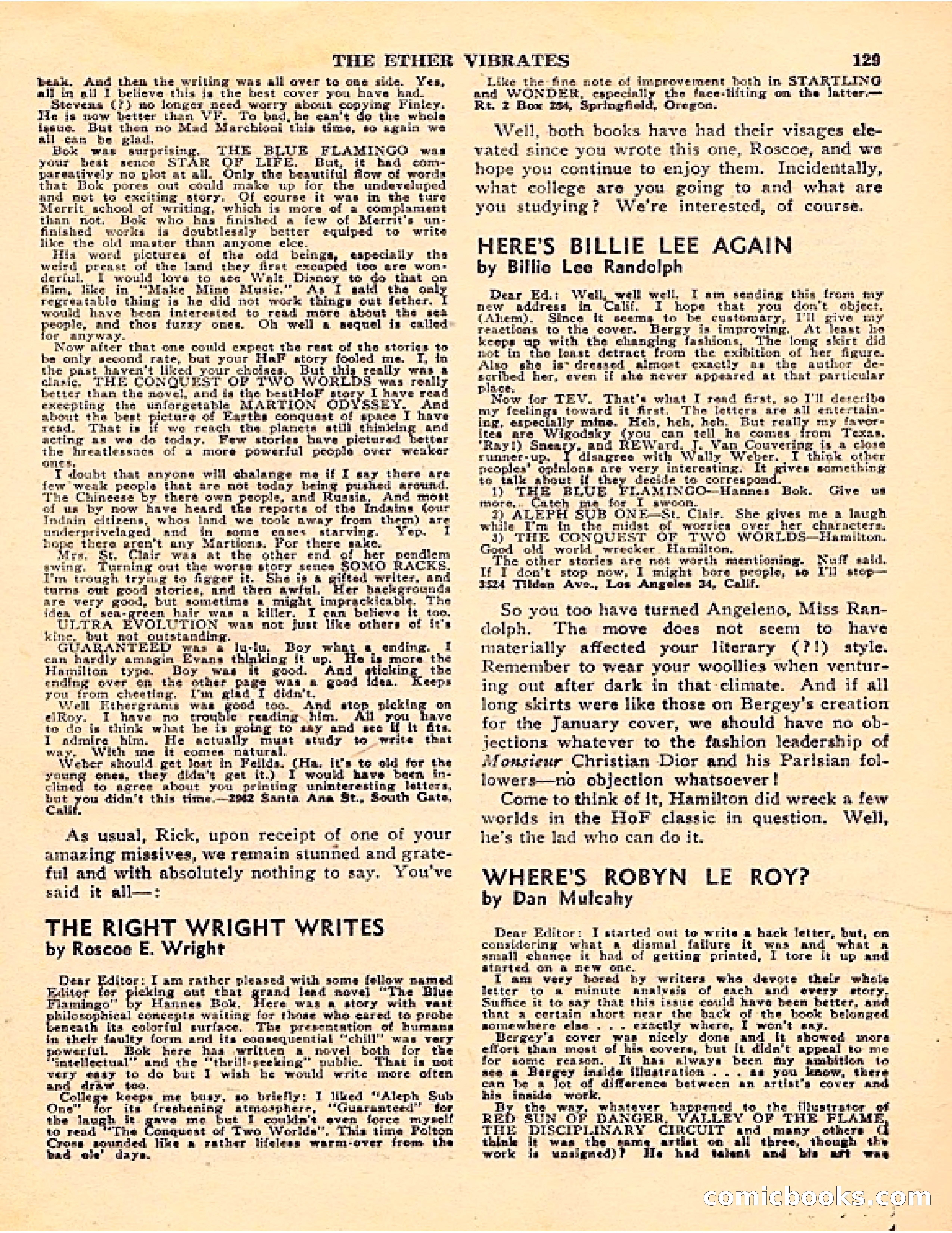 Startling Stories, Canadian Edition — page 129 of 148