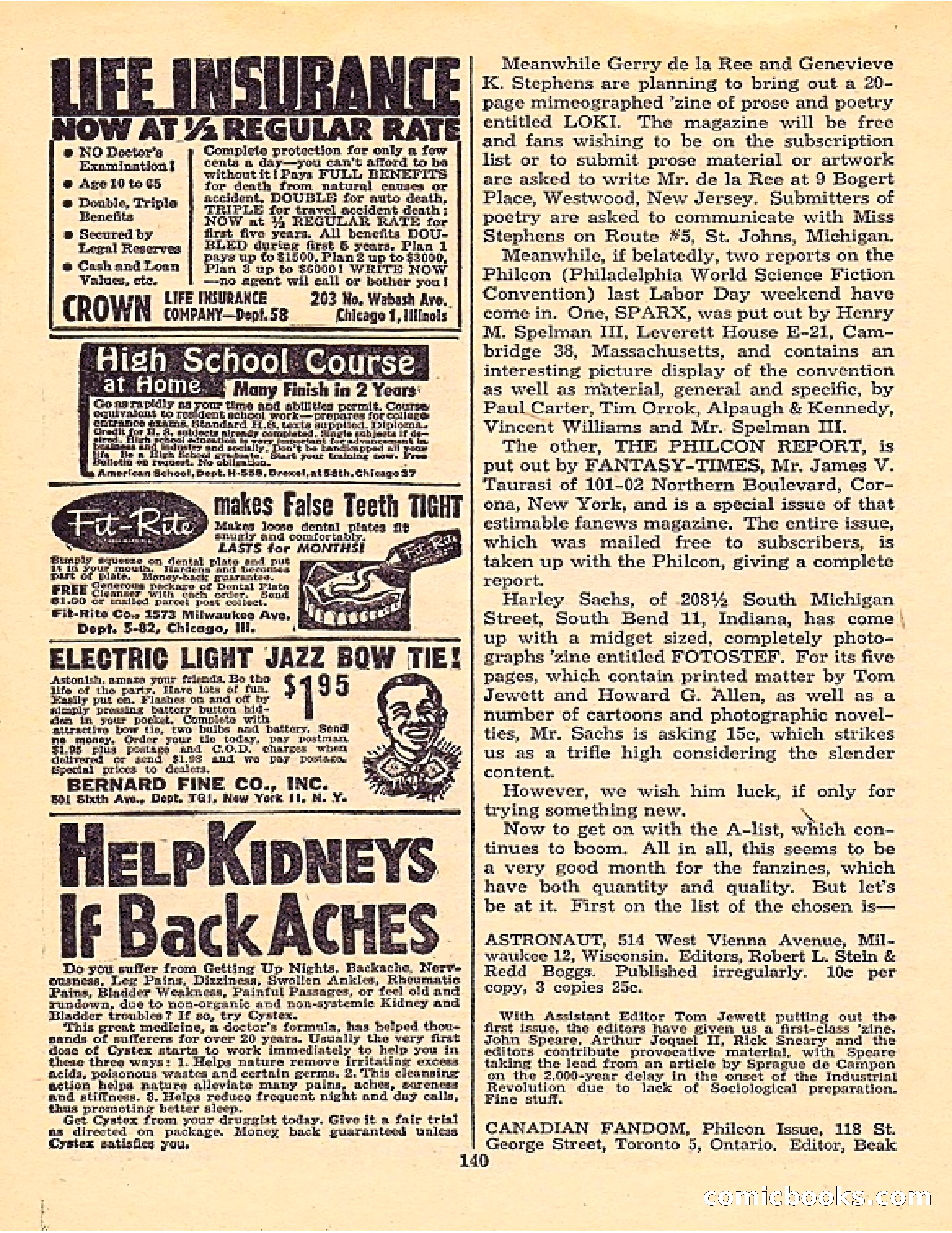 Startling Stories, Canadian Edition — page 140 of 148