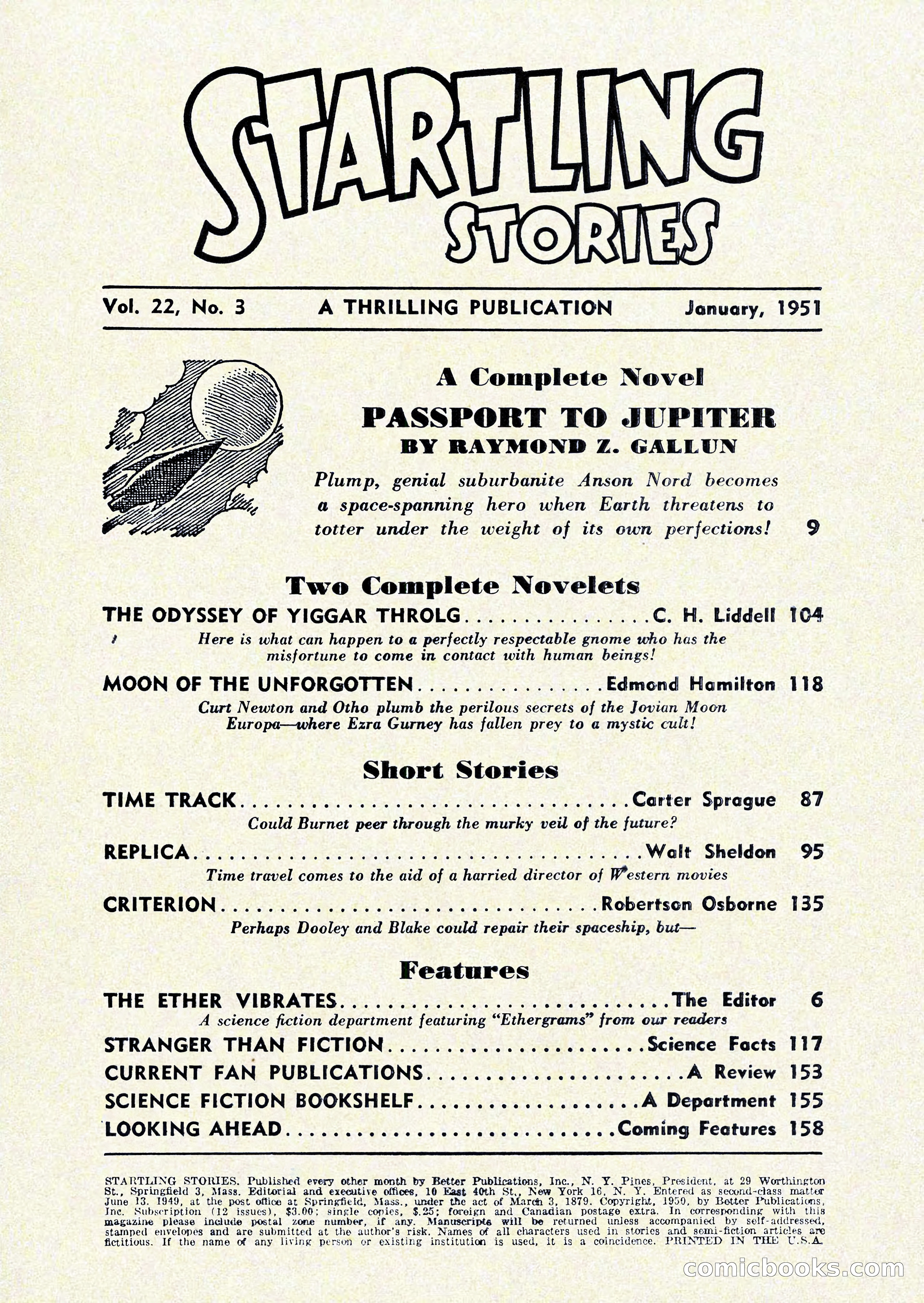 Startling Stories, January 1951 — page 4 of 164