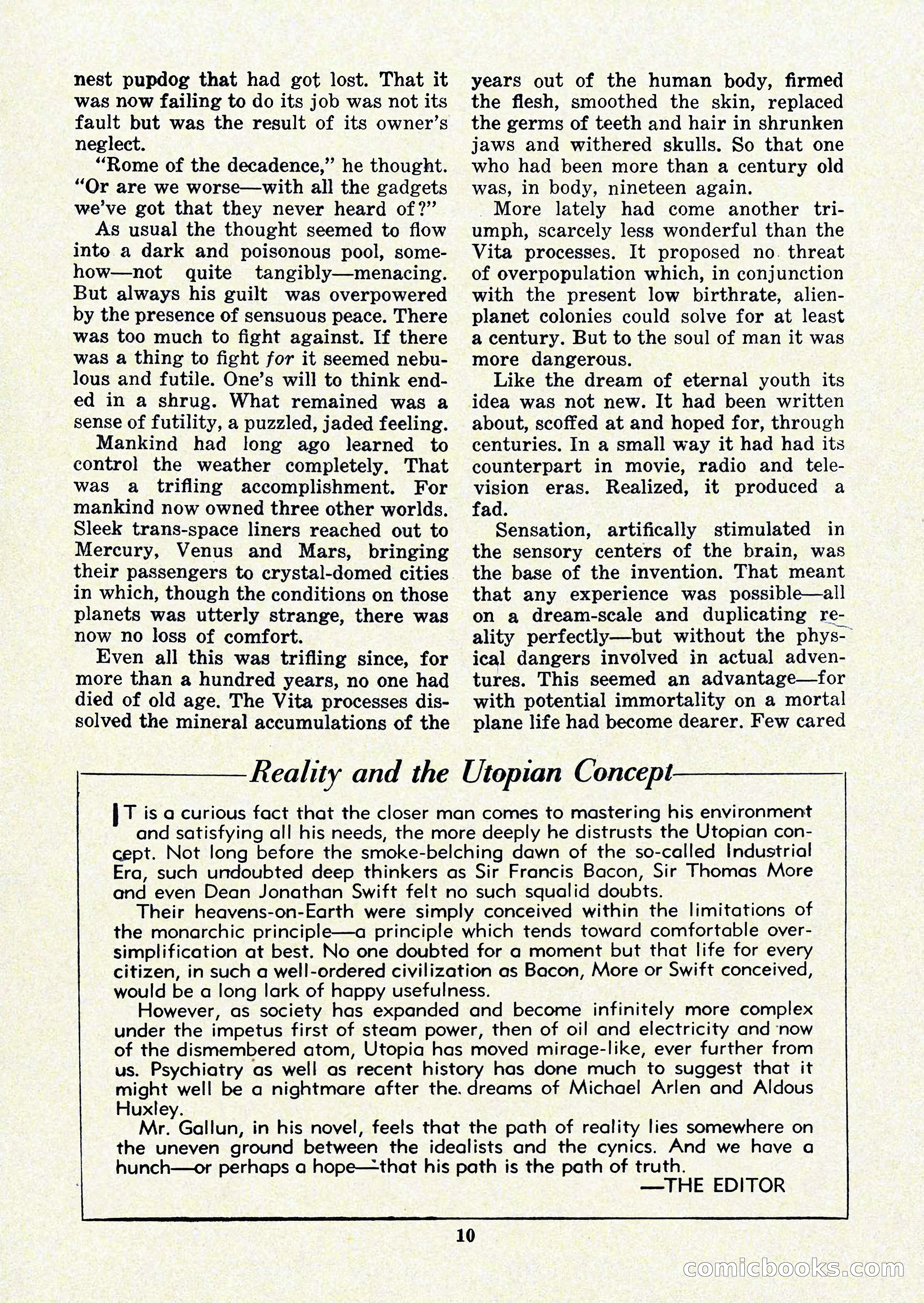 Startling Stories, January 1951 — page 10 of 164