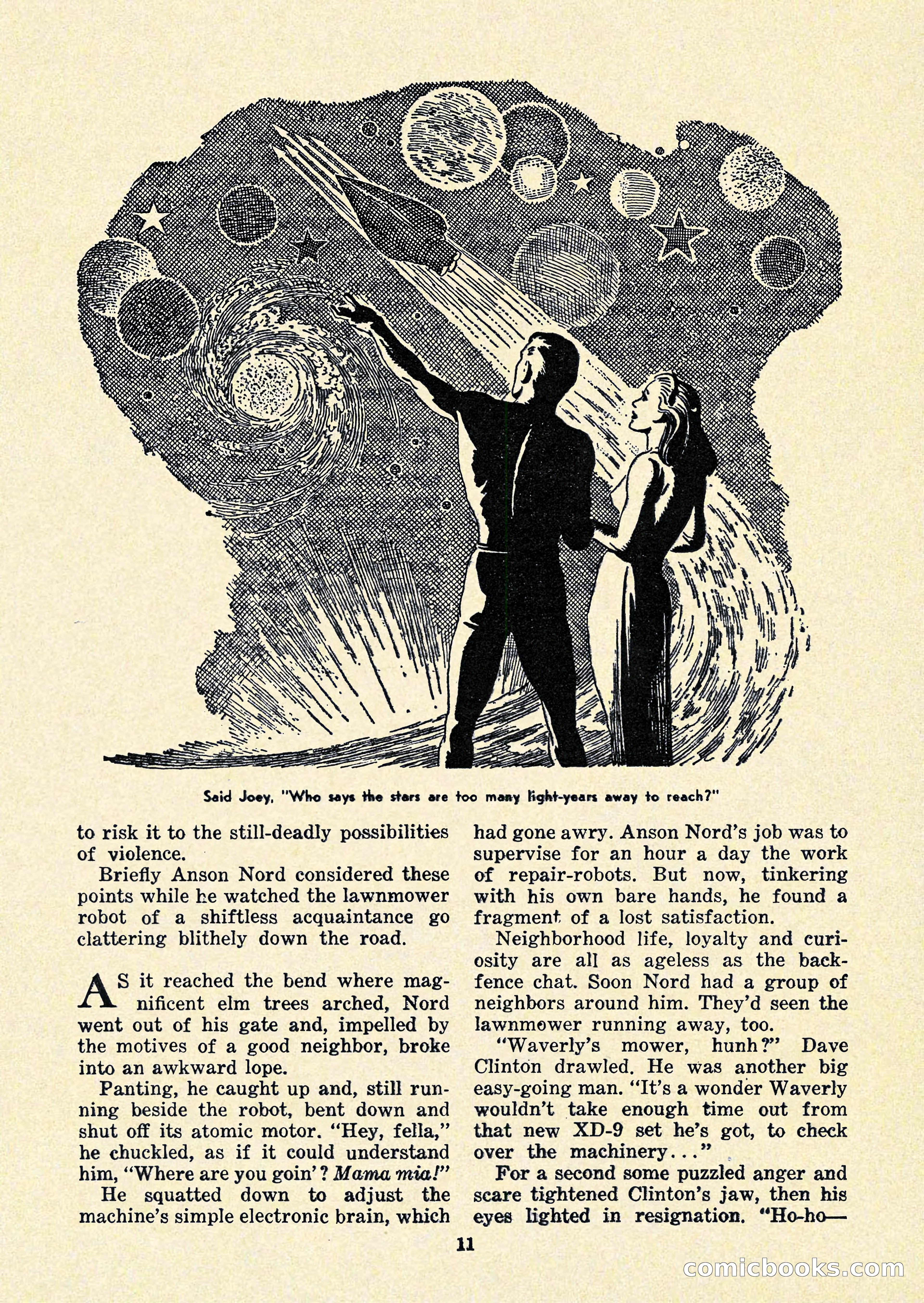Startling Stories, January 1951 — page 11 of 164