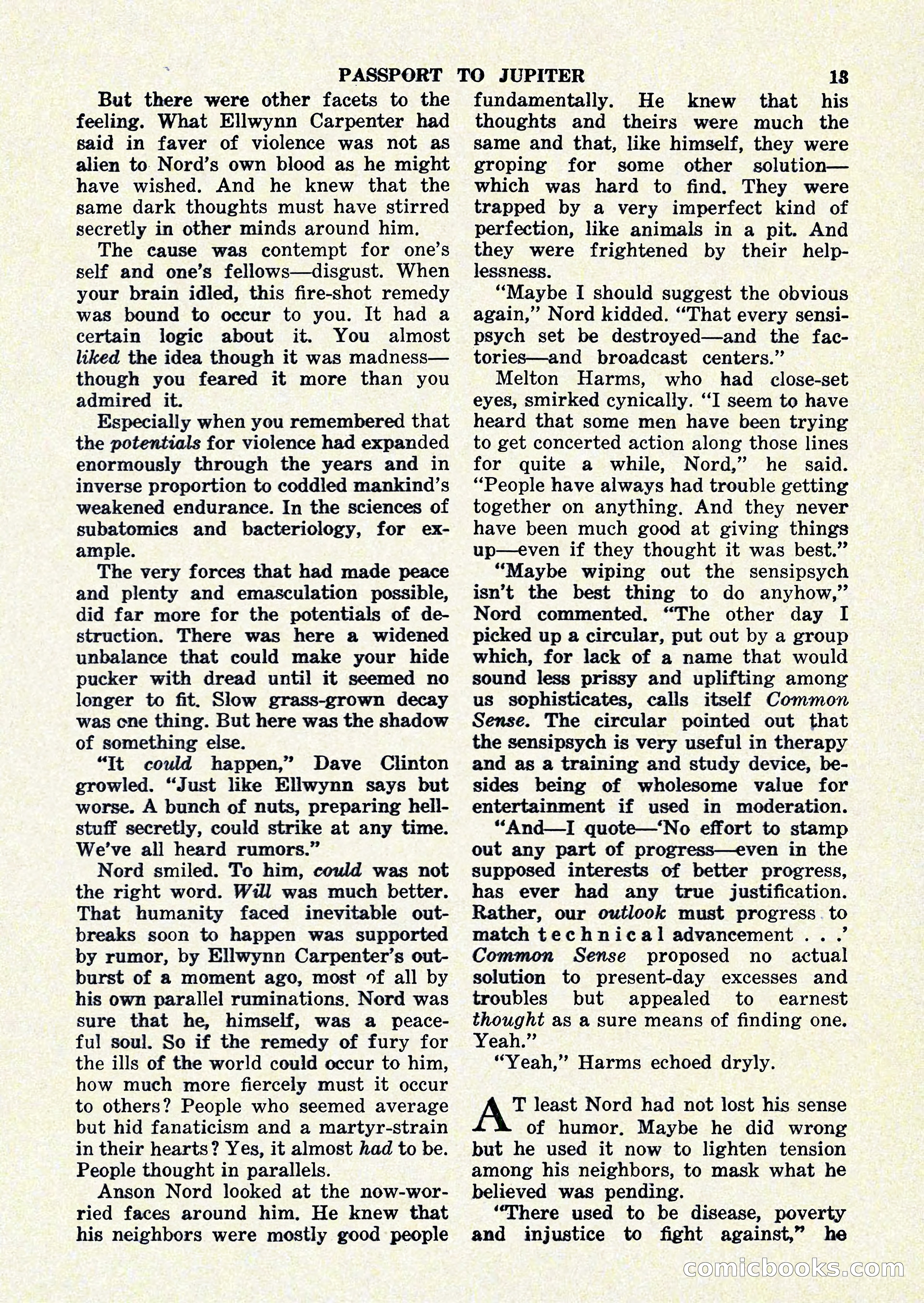 Startling Stories, January 1951 — page 13 of 164