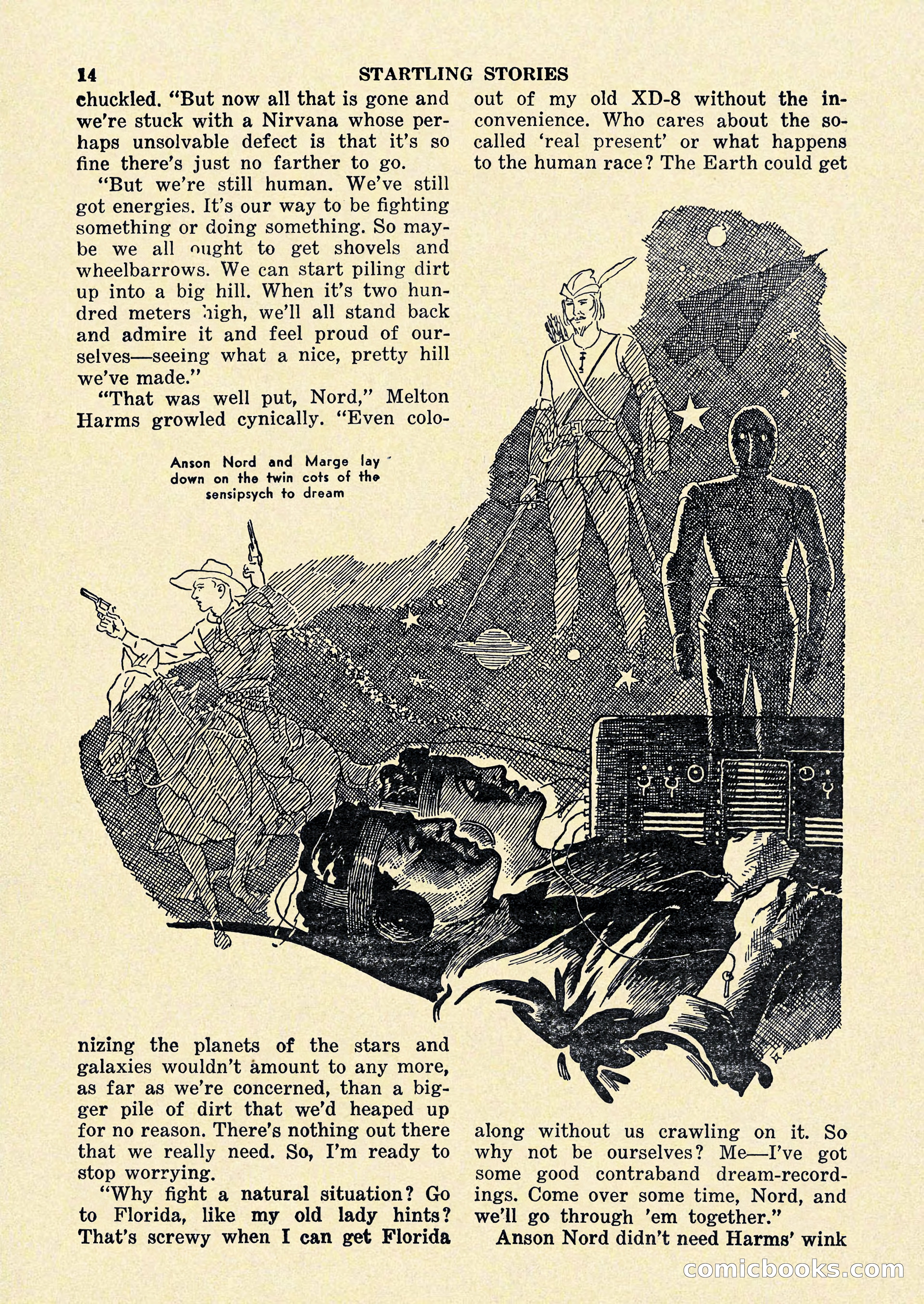 Startling Stories, January 1951 — page 14 of 164