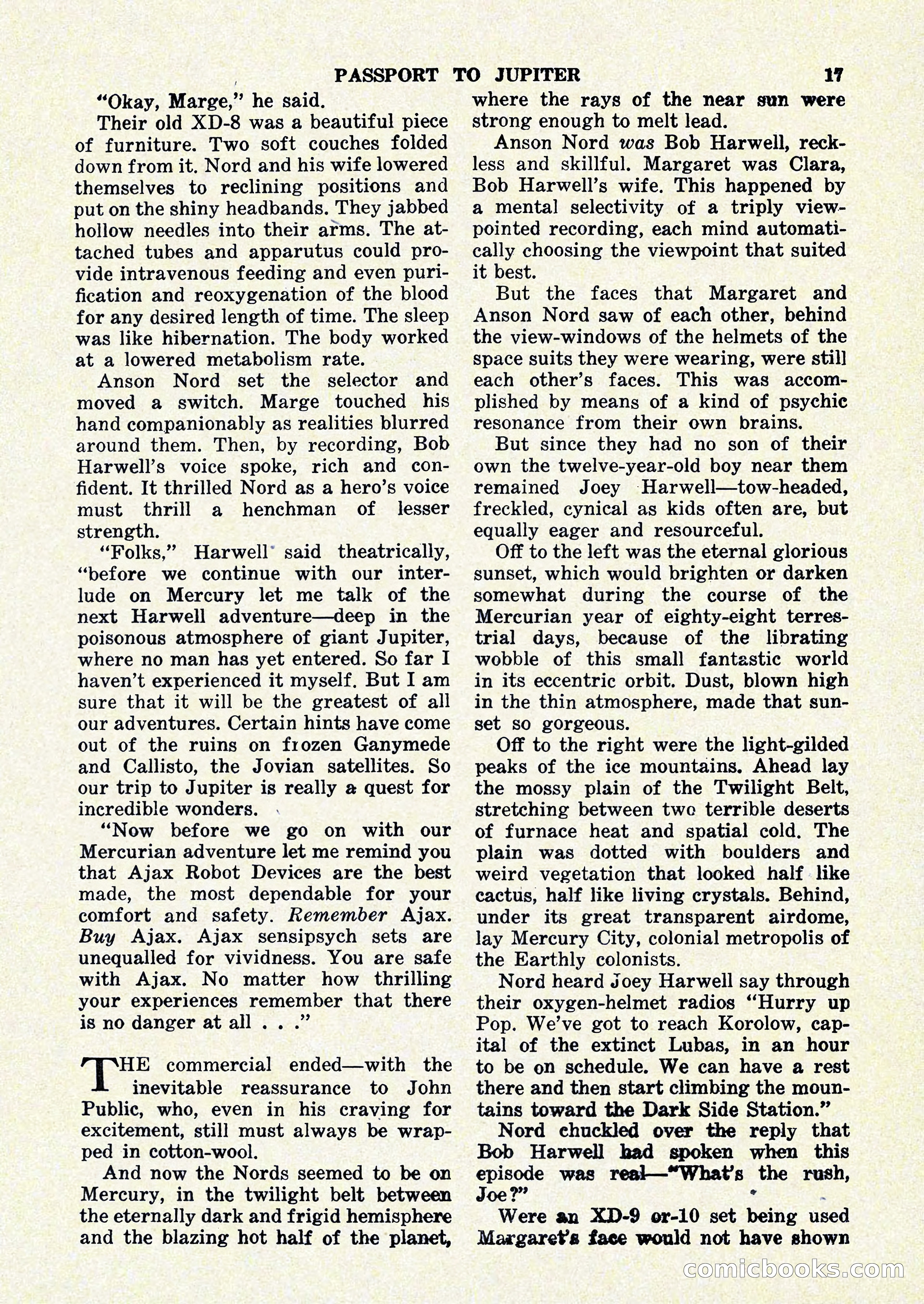 Startling Stories, January 1951 — page 17 of 164