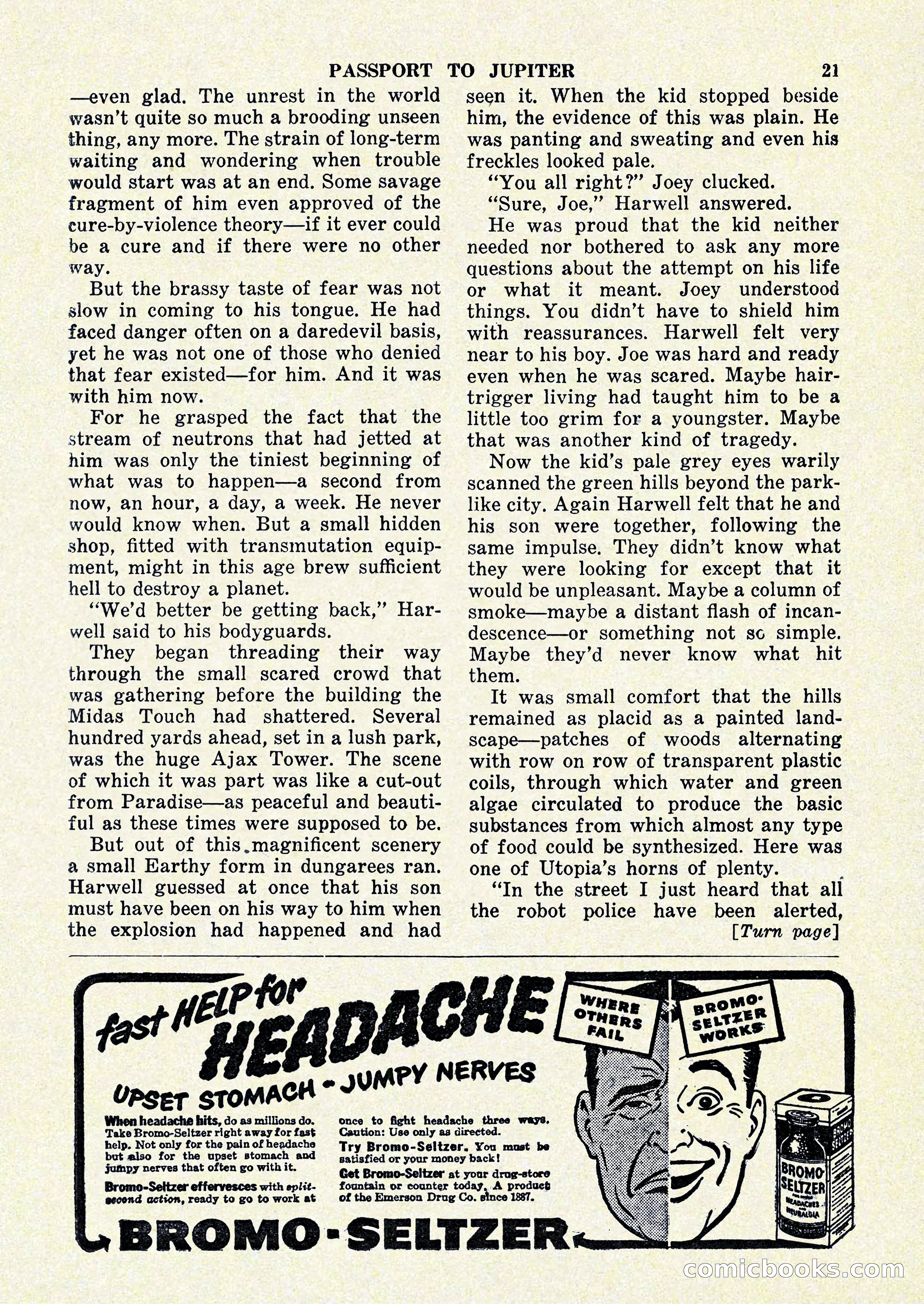 Startling Stories, January 1951 — page 21 of 164