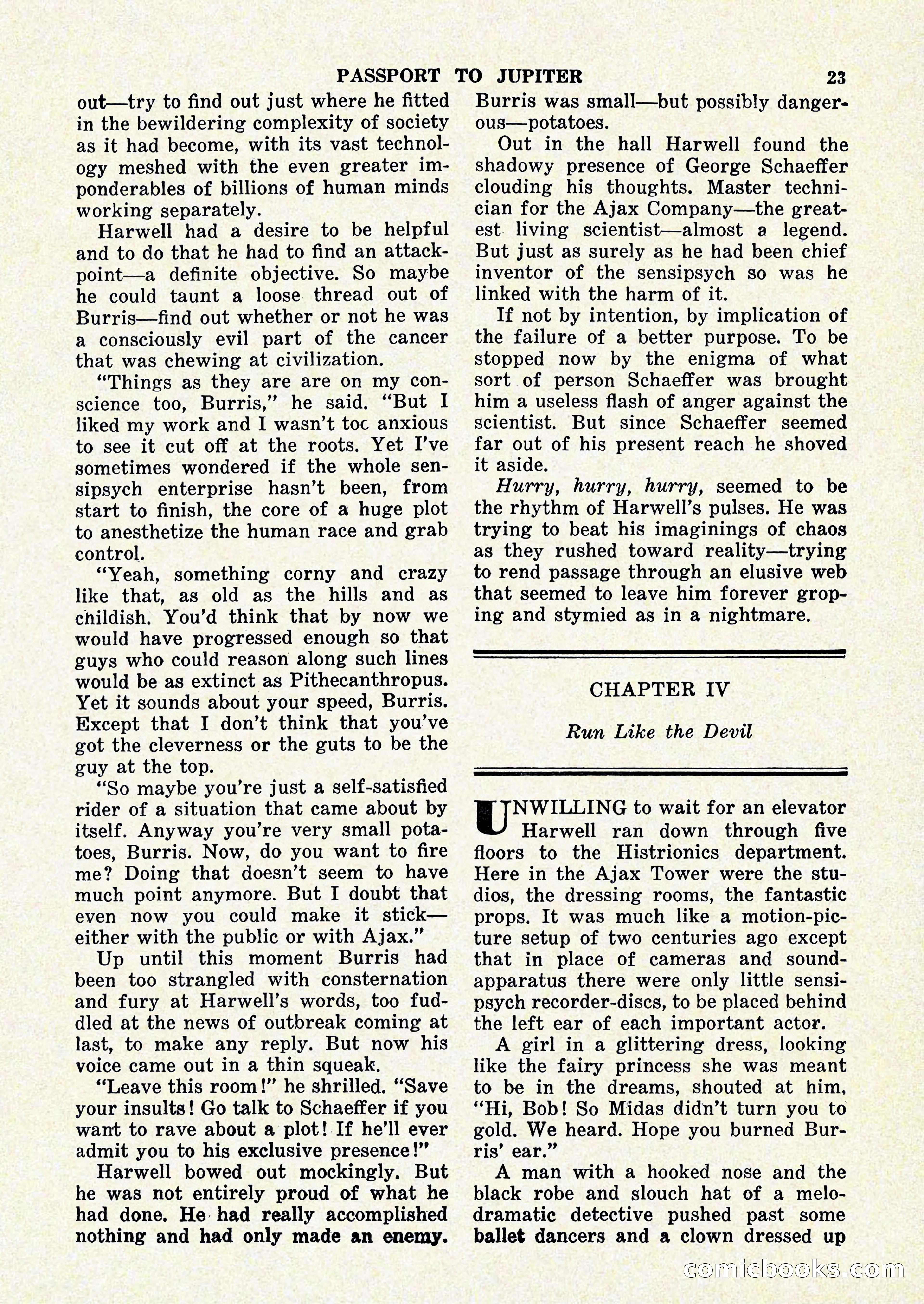 Startling Stories, January 1951 — page 23 of 164