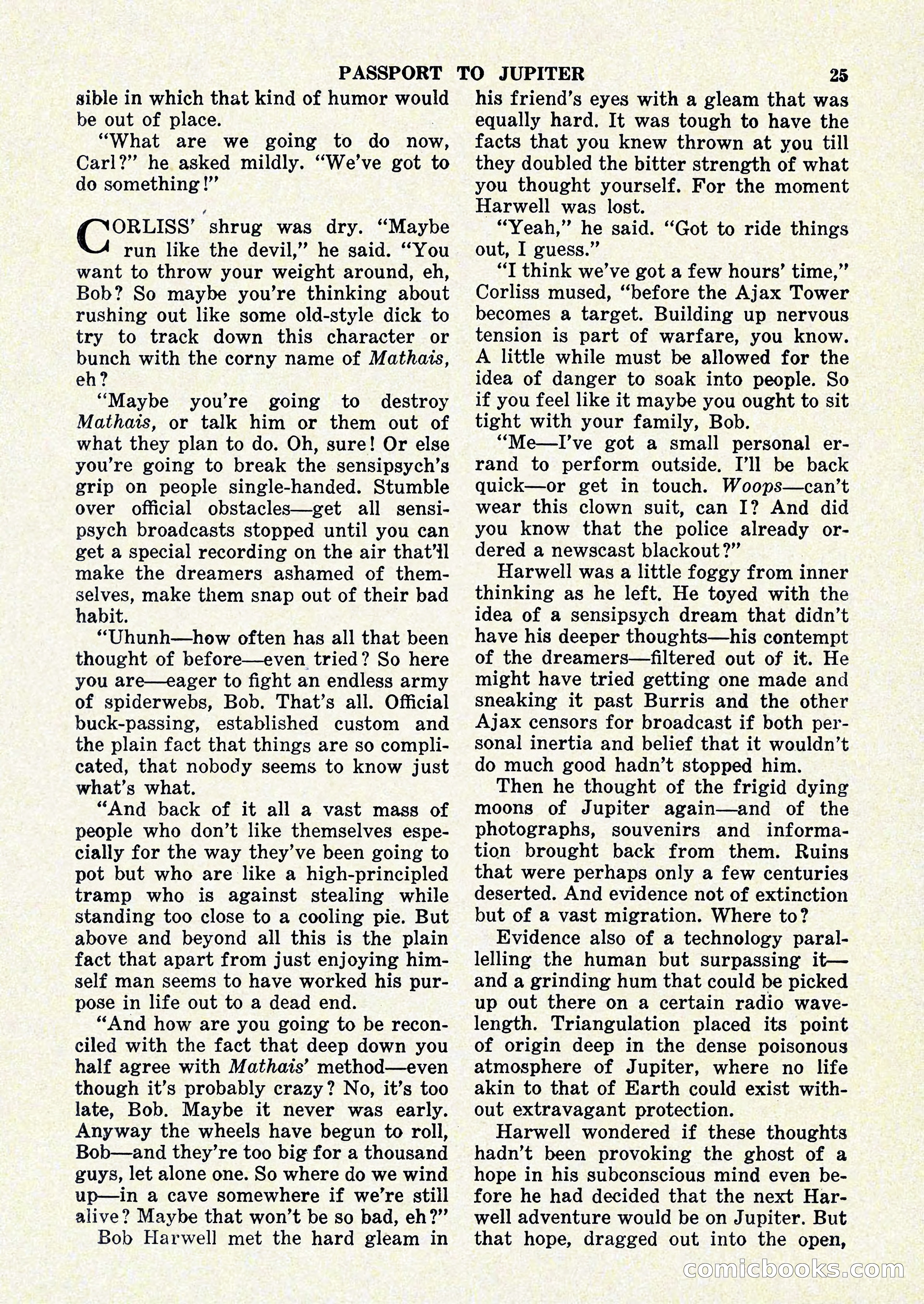 Startling Stories, January 1951 — page 25 of 164