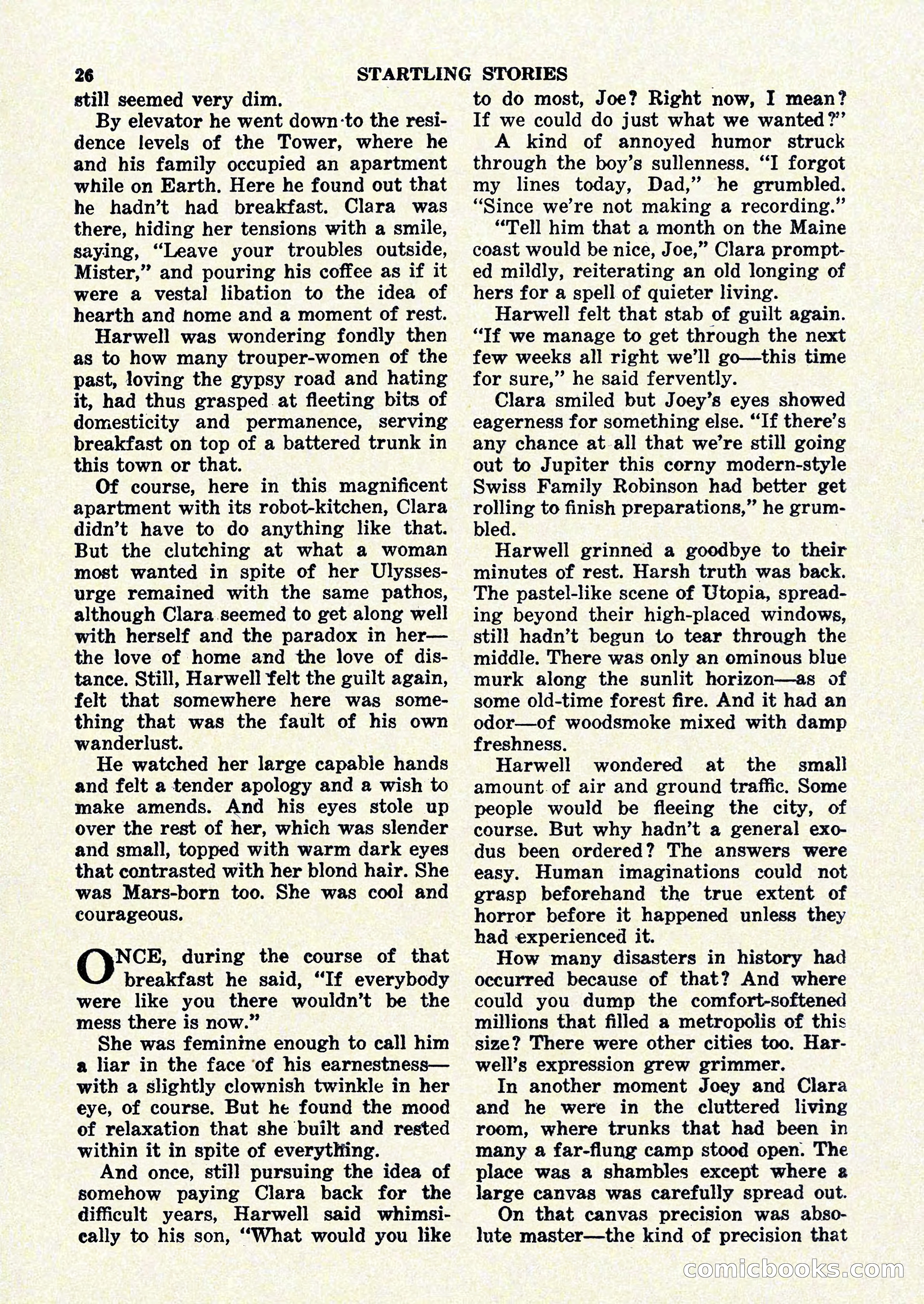 Startling Stories, January 1951 — page 26 of 164