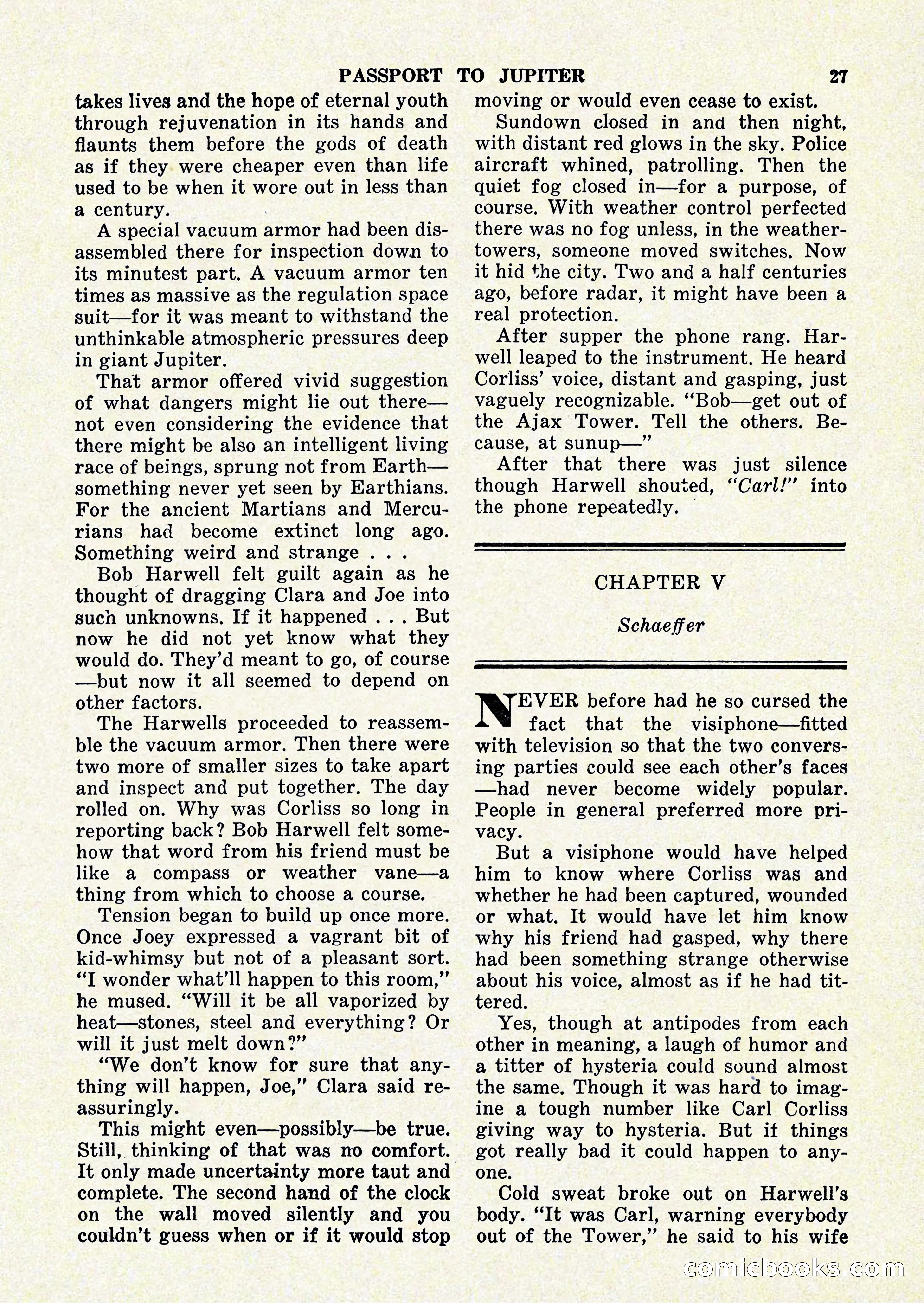 Startling Stories, January 1951 — page 27 of 164