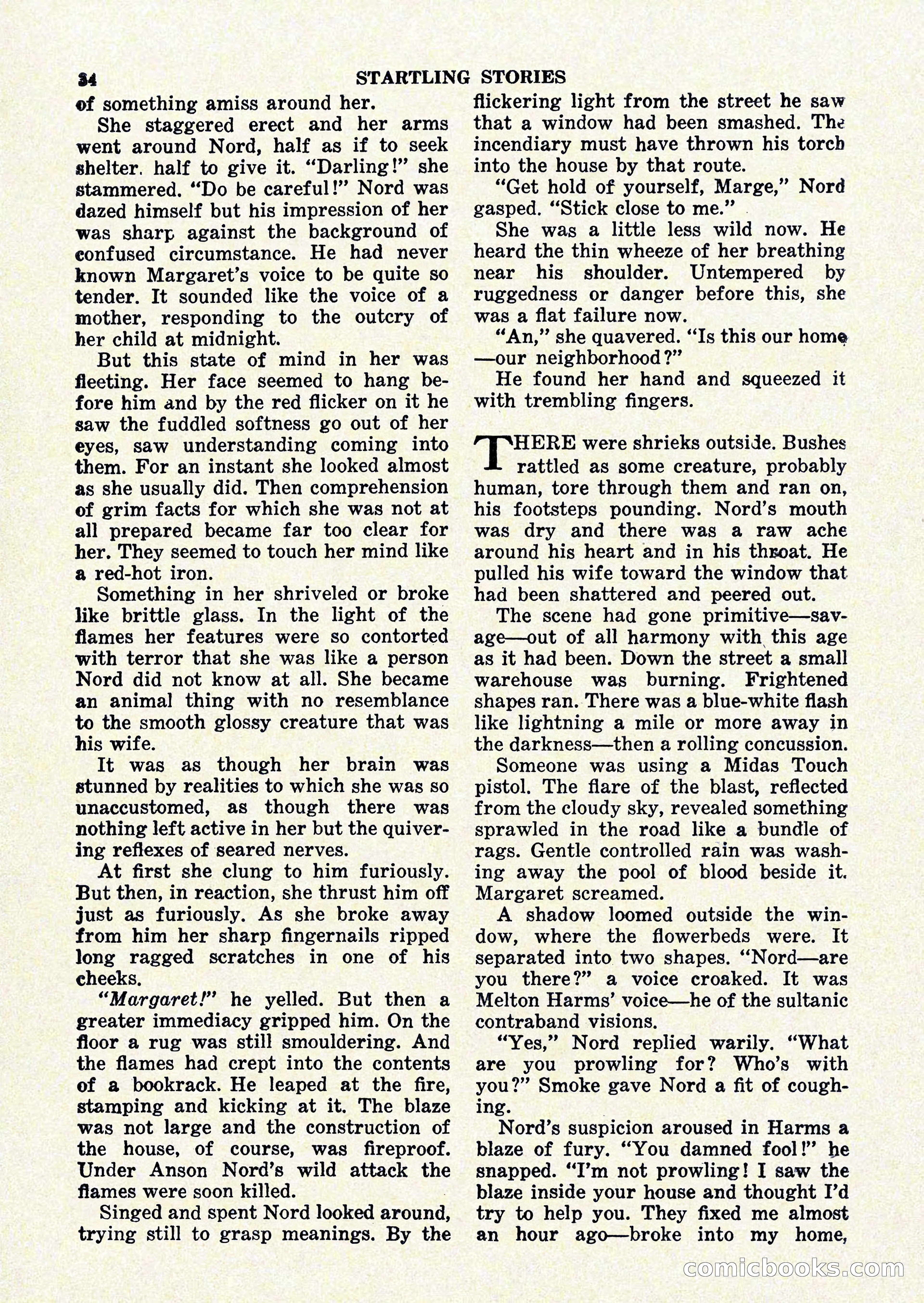 Startling Stories, January 1951 — page 34 of 164