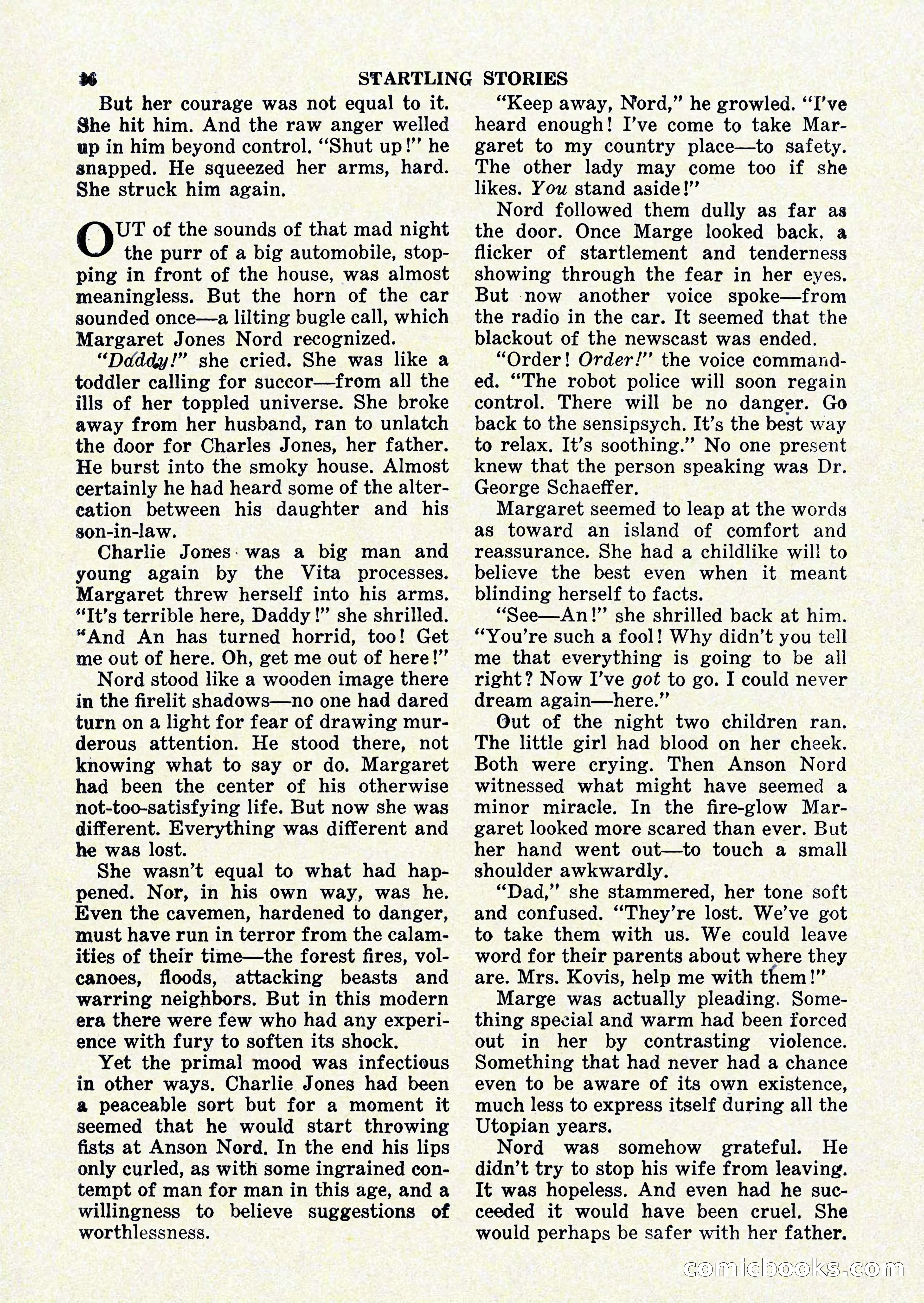 Startling Stories, January 1951 — page 36 of 164