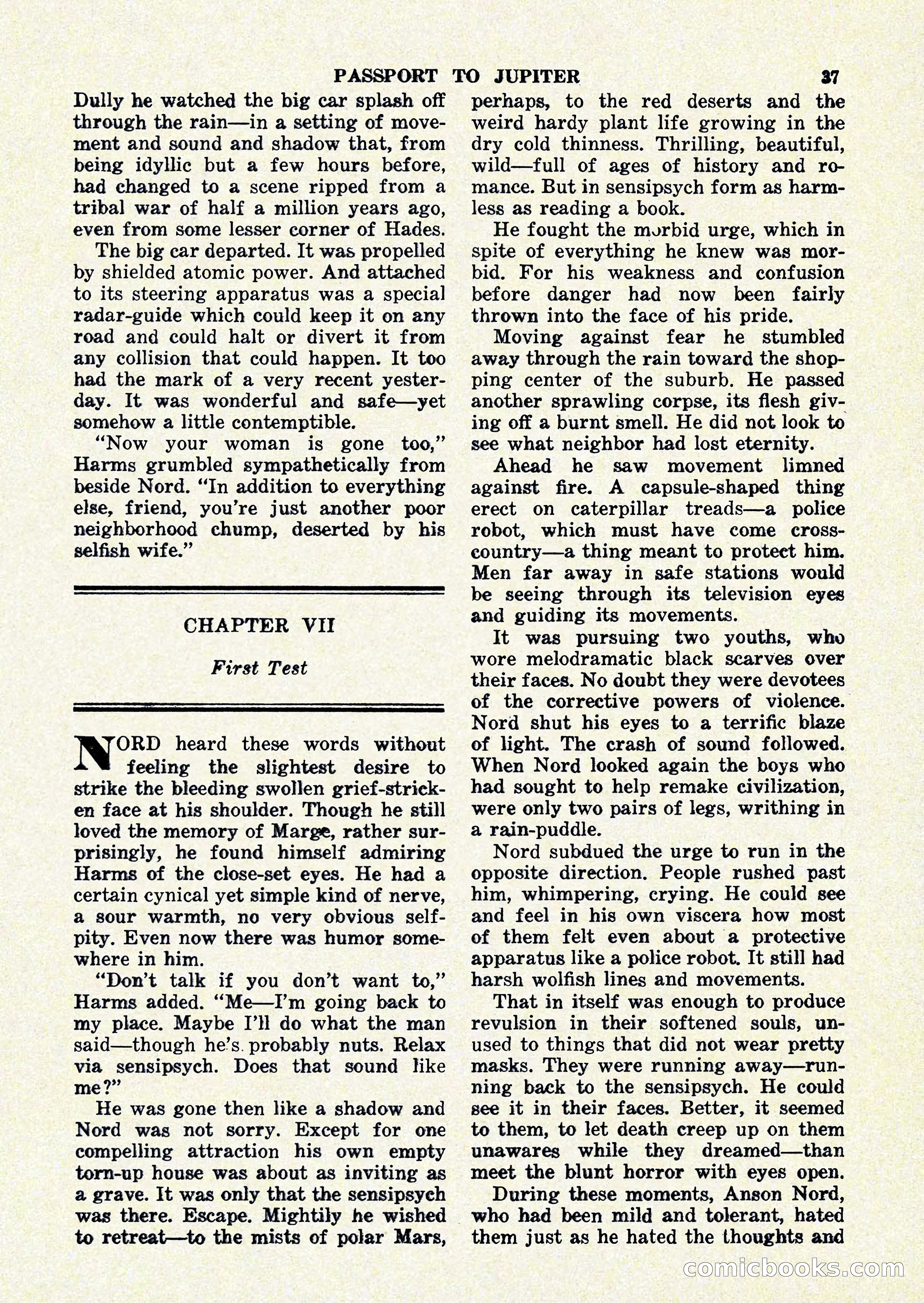 Startling Stories, January 1951 — page 37 of 164
