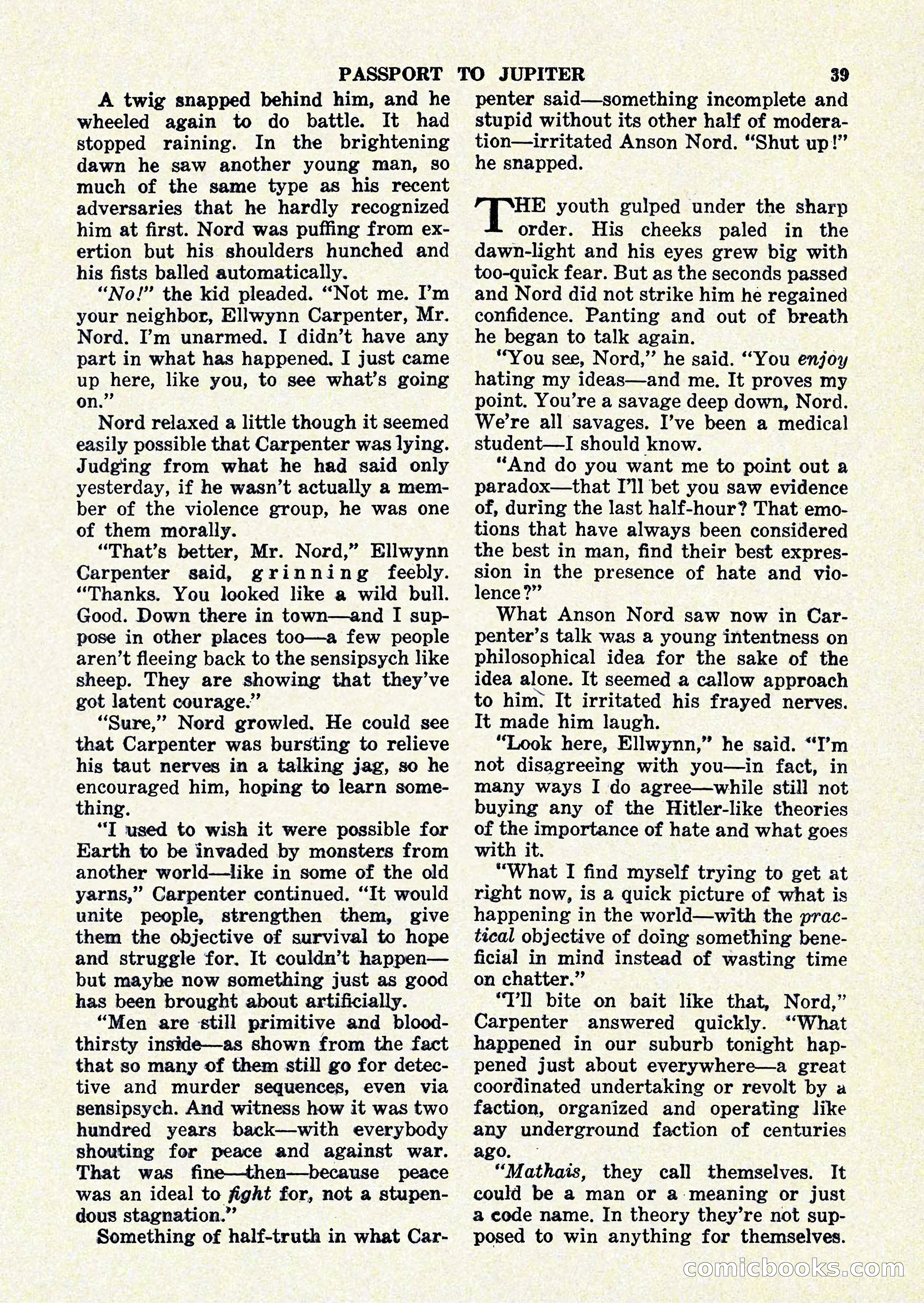 Startling Stories, January 1951 — page 39 of 164