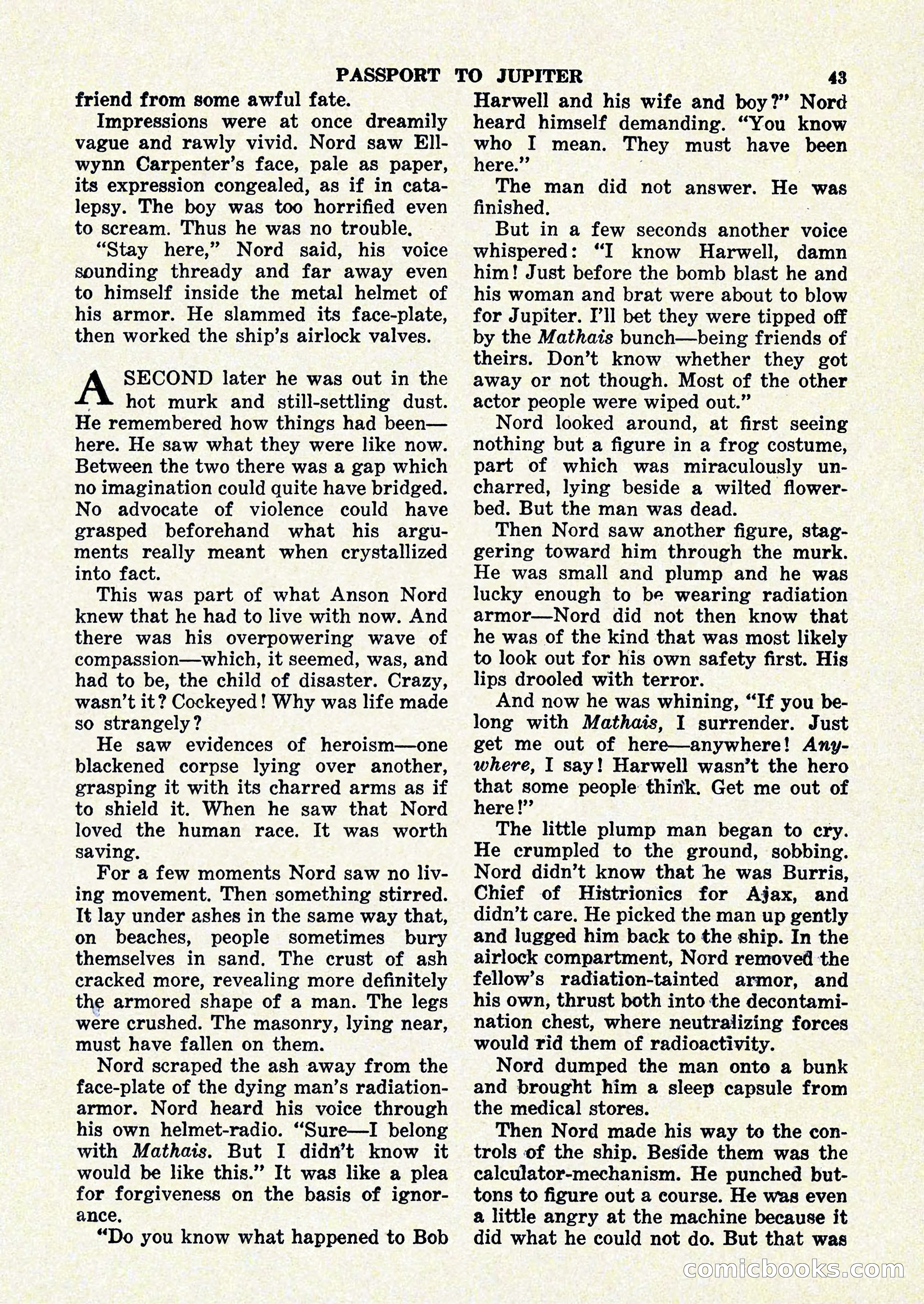 Startling Stories, January 1951 — page 43 of 164