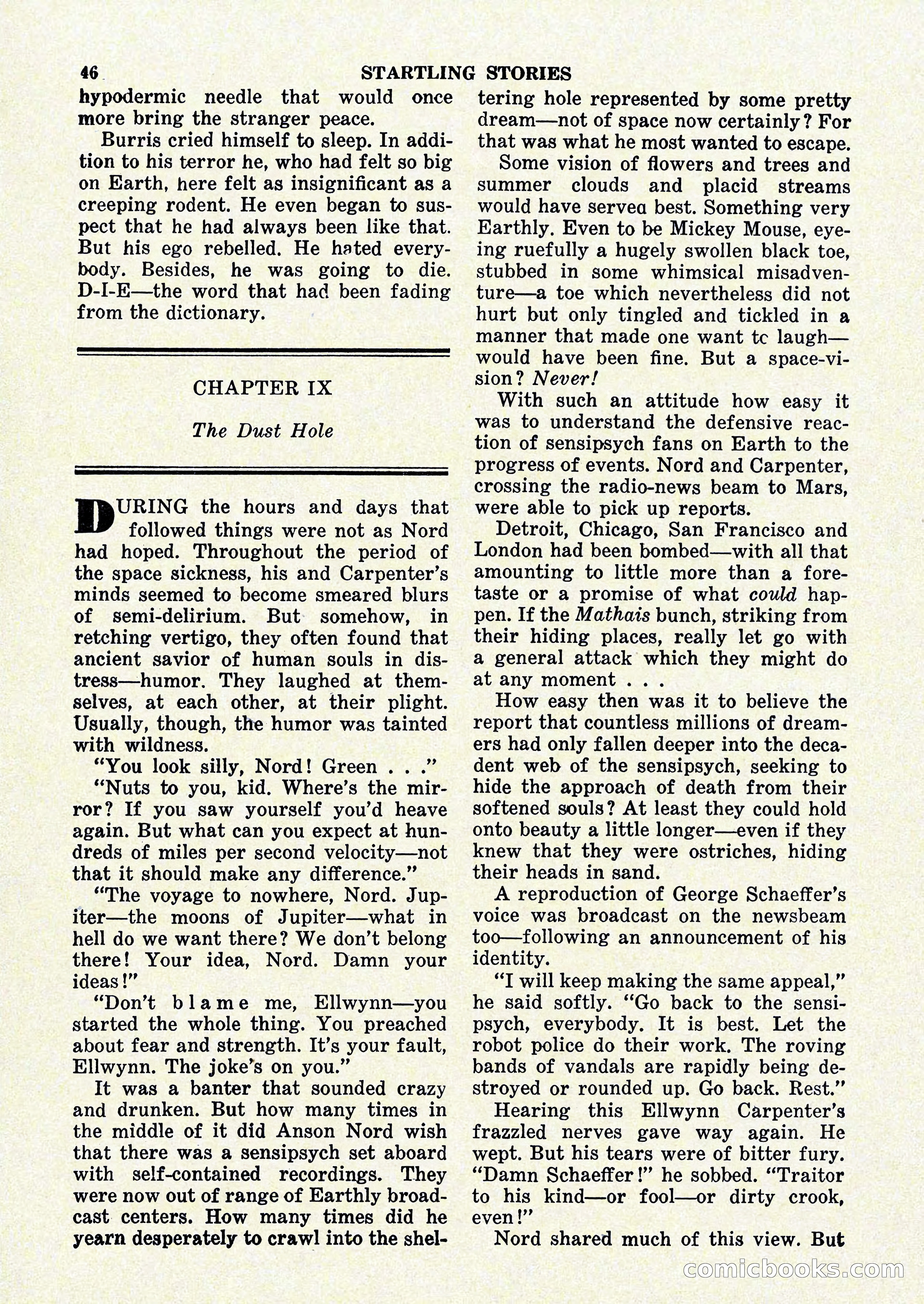 Startling Stories, January 1951 — page 46 of 164