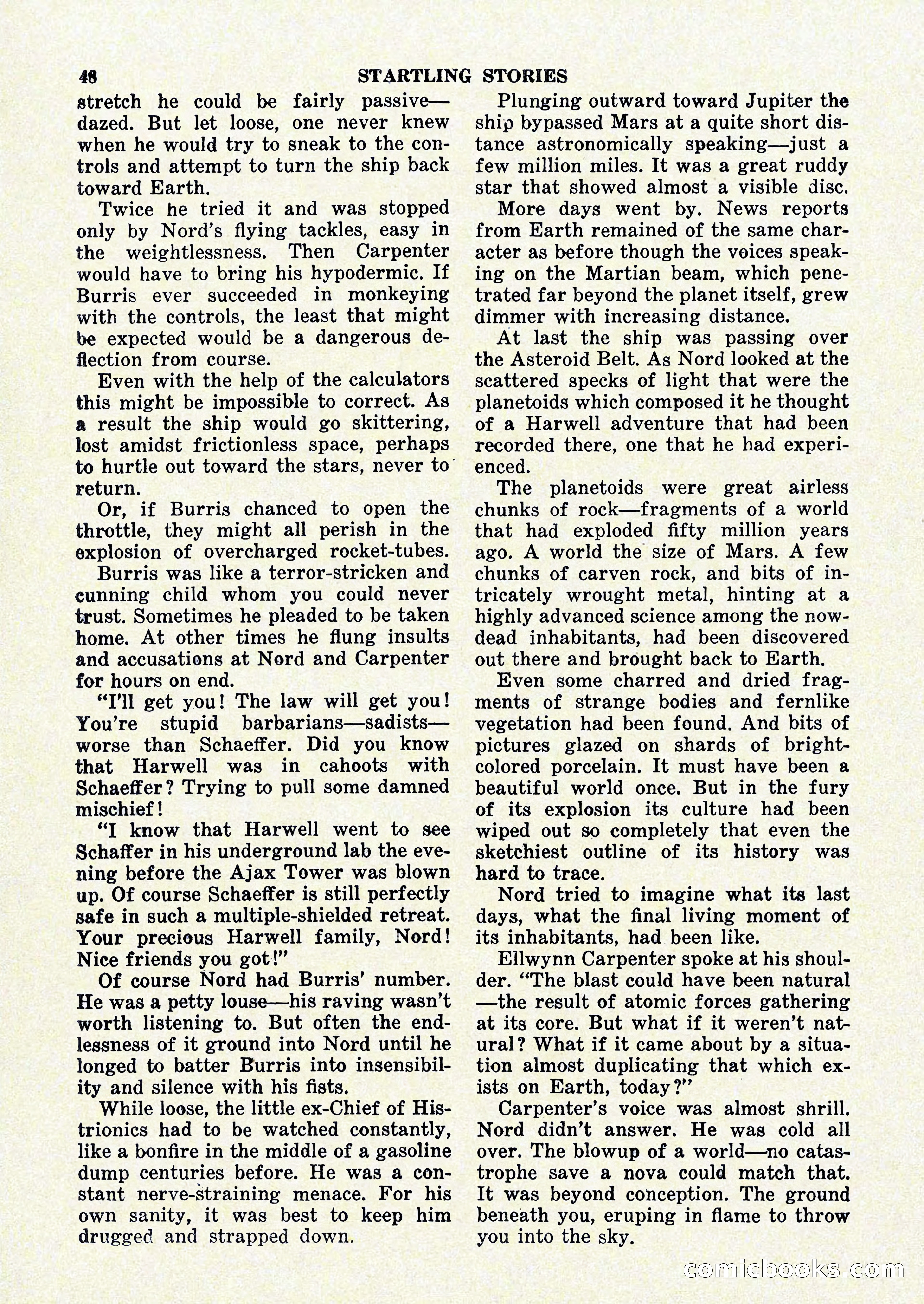 Startling Stories, January 1951 — page 48 of 164