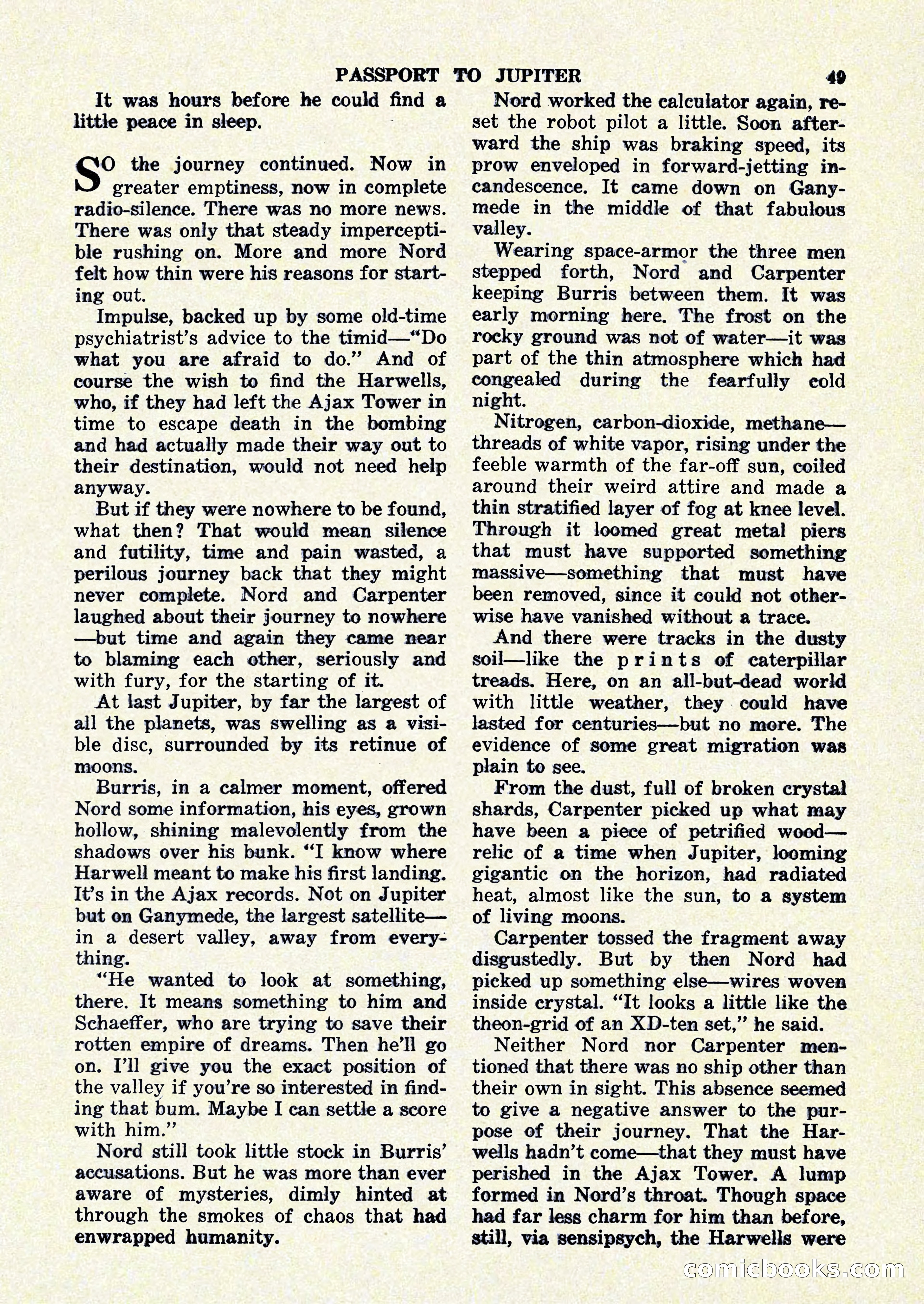 Startling Stories, January 1951 — page 49 of 164