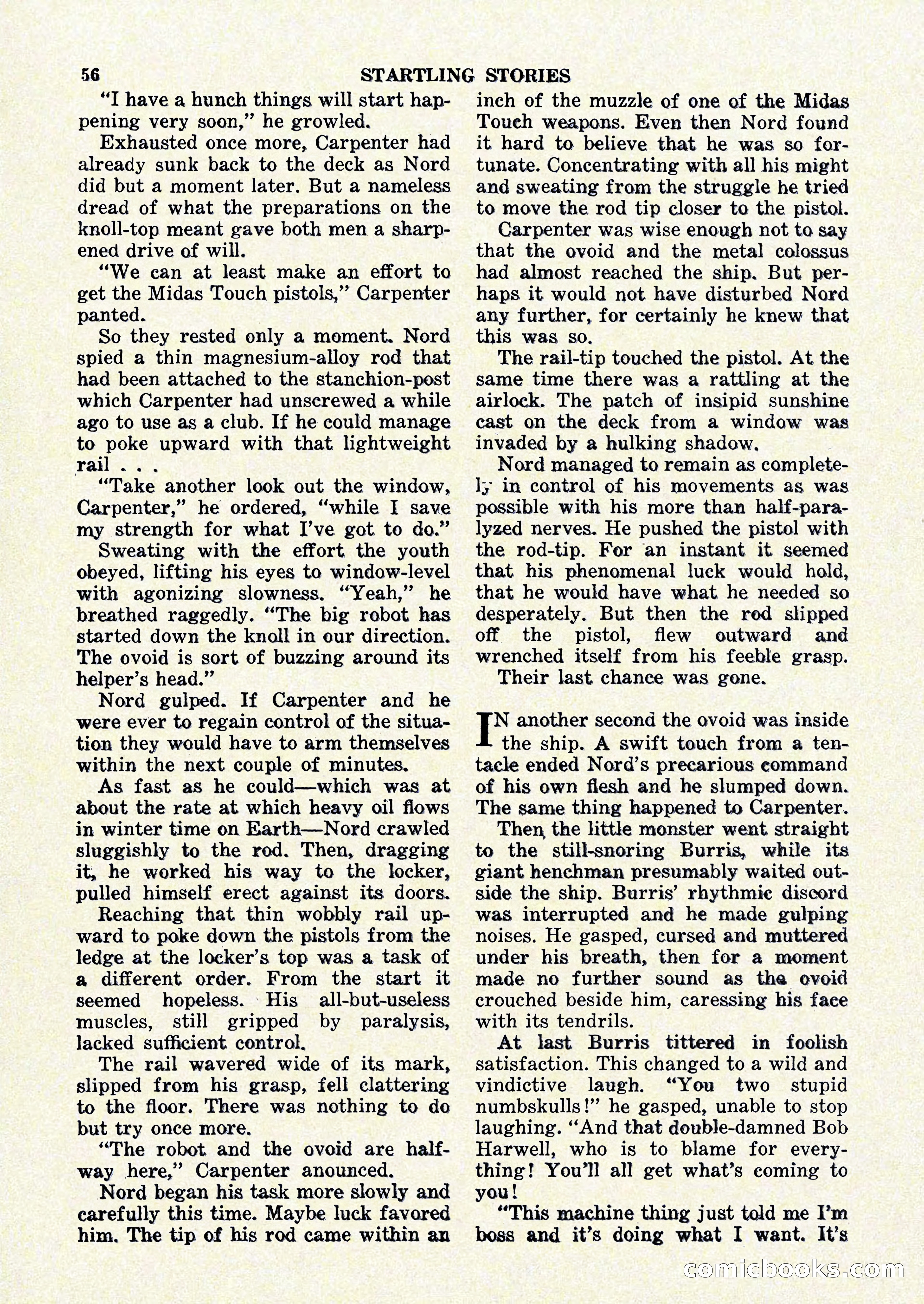 Startling Stories, January 1951 — page 56 of 164