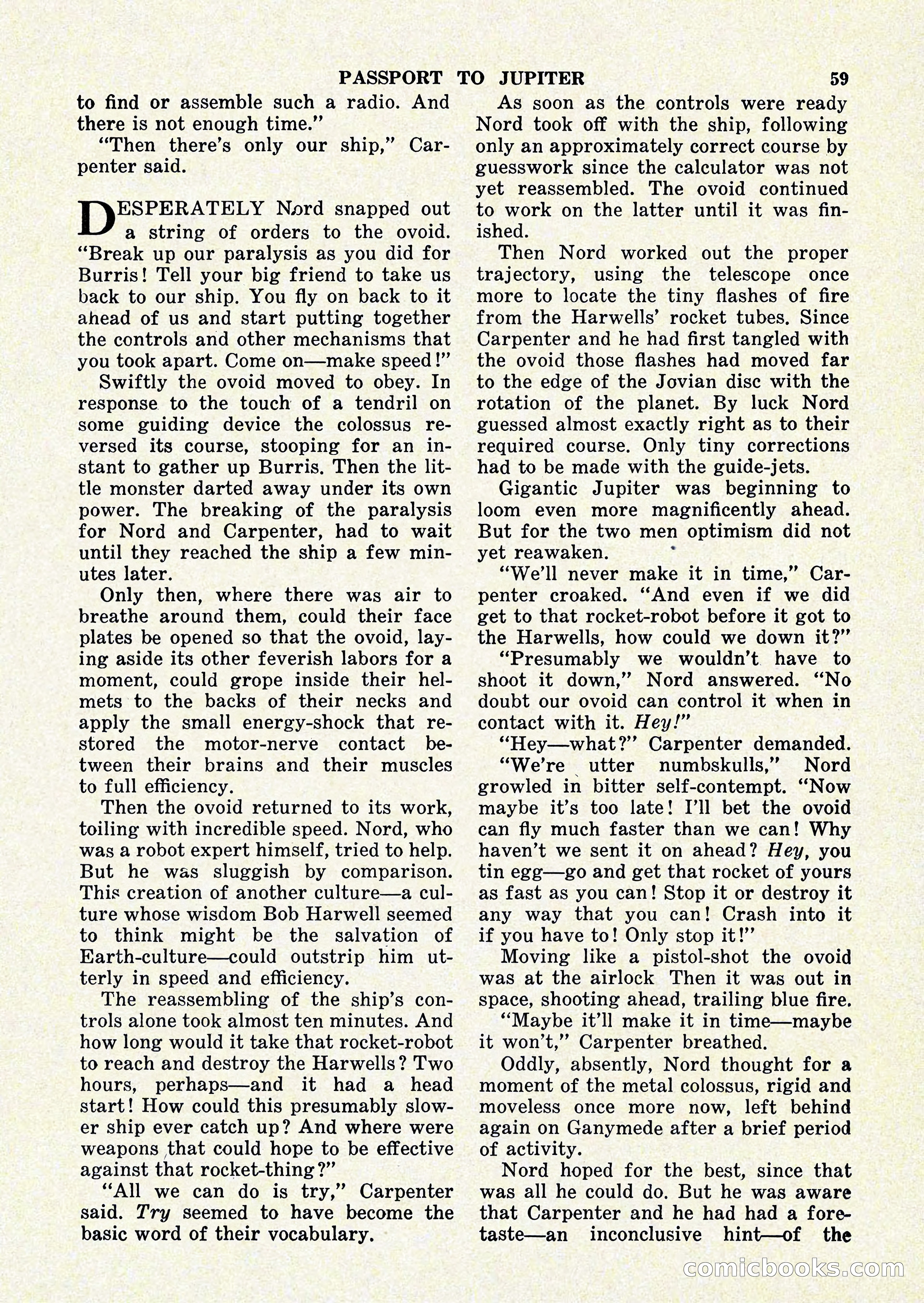 Startling Stories, January 1951 — page 59 of 164