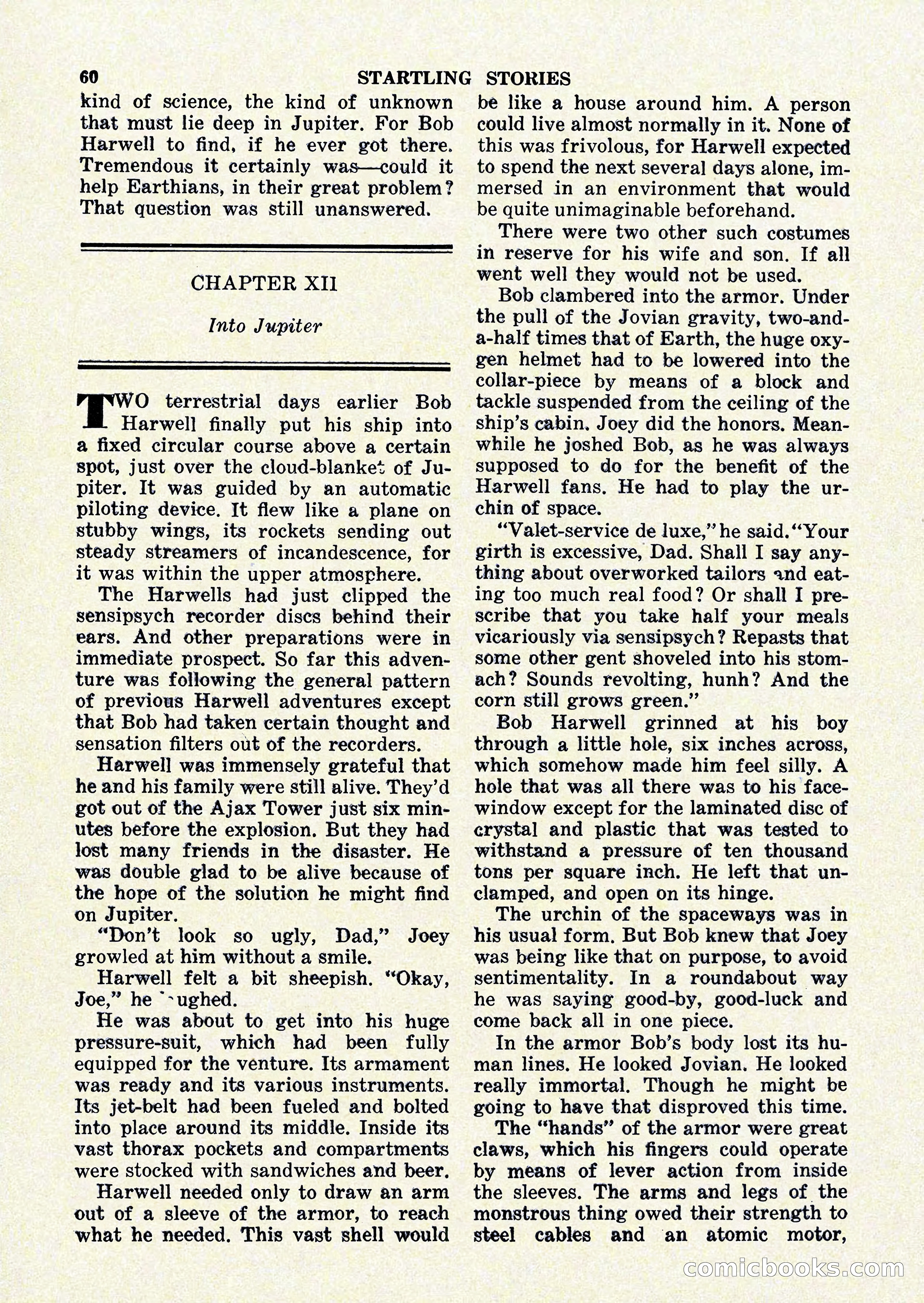 Startling Stories, January 1951 — page 60 of 164