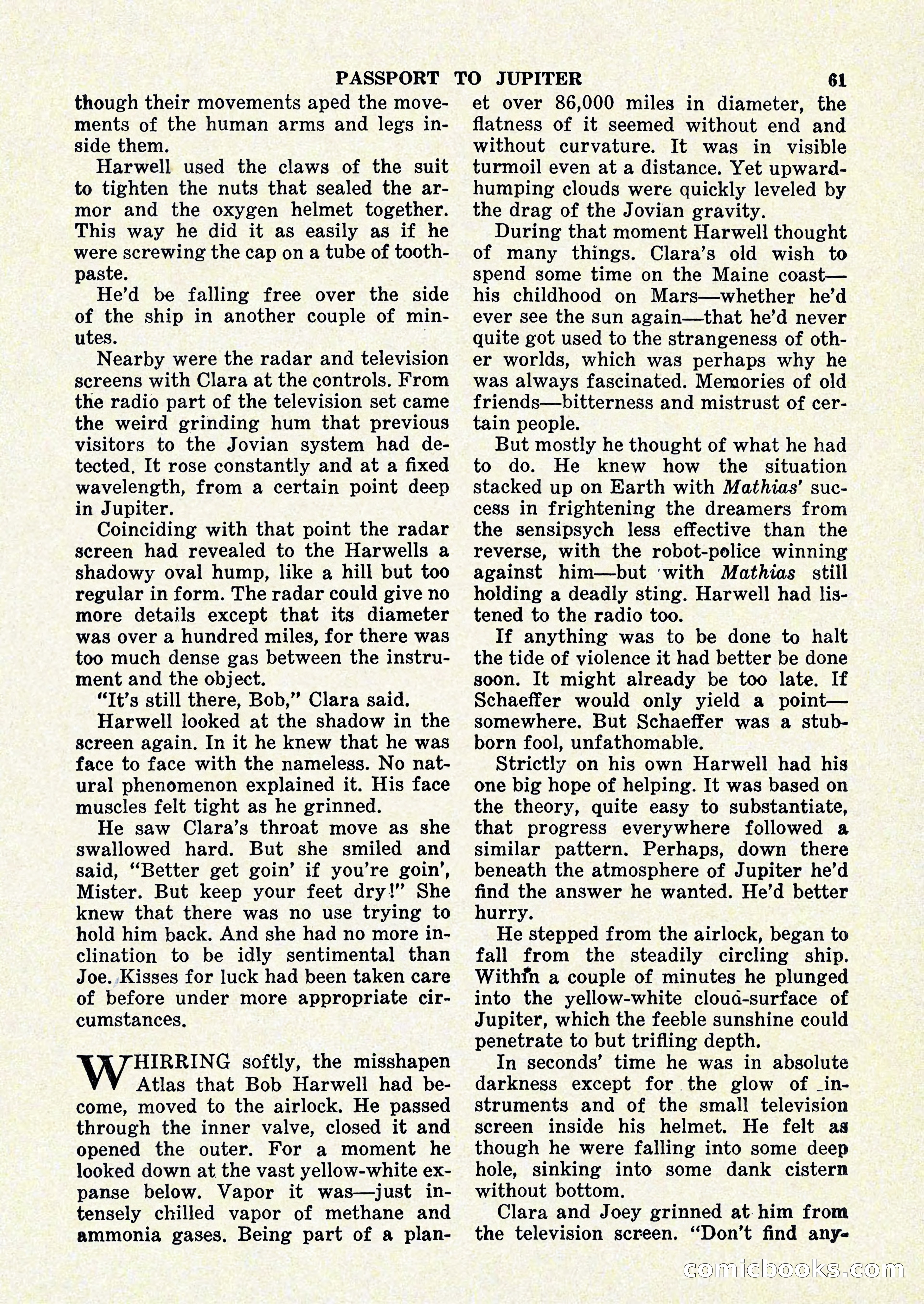 Startling Stories, January 1951 — page 61 of 164