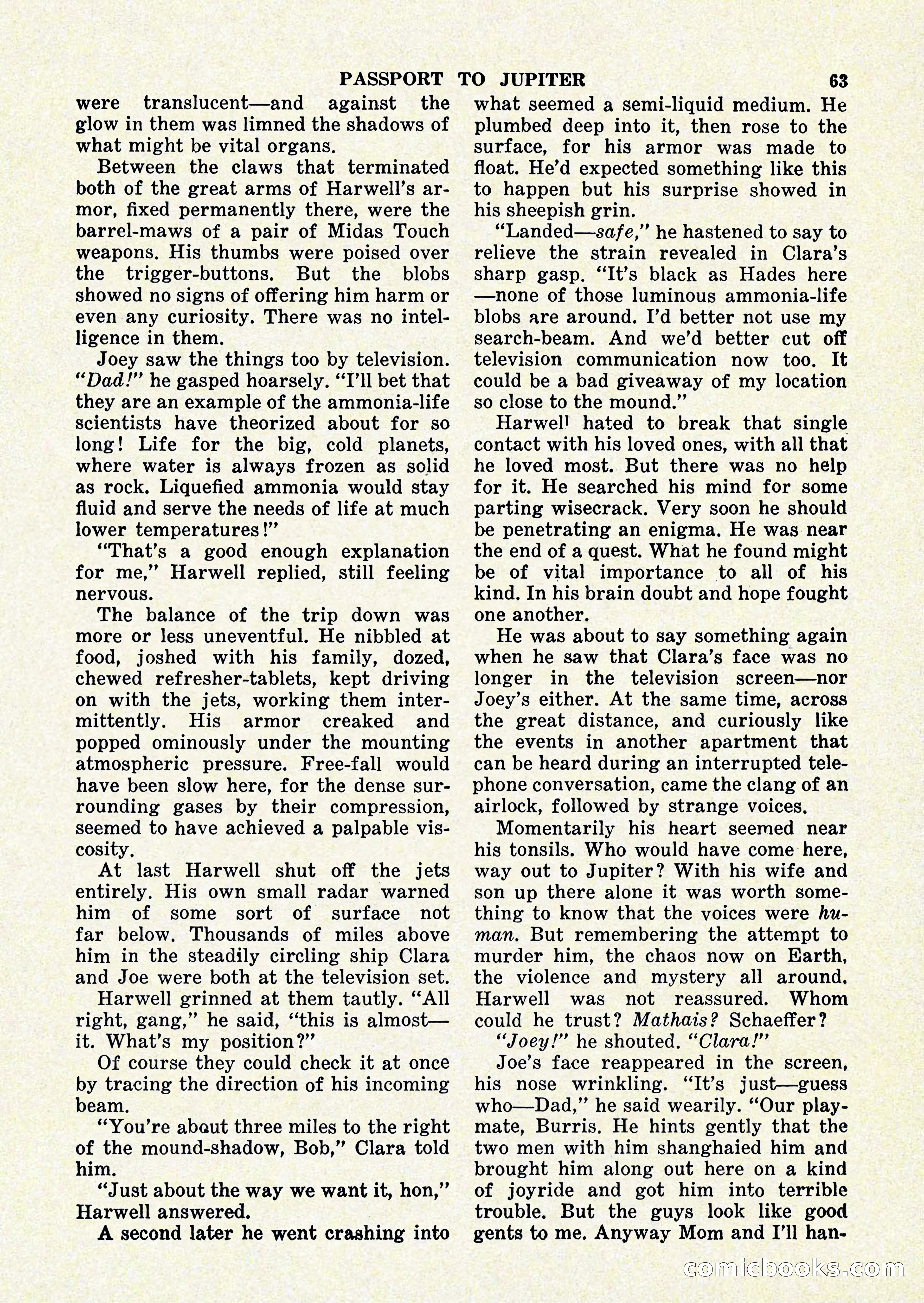 Startling Stories, January 1951 — page 63 of 164