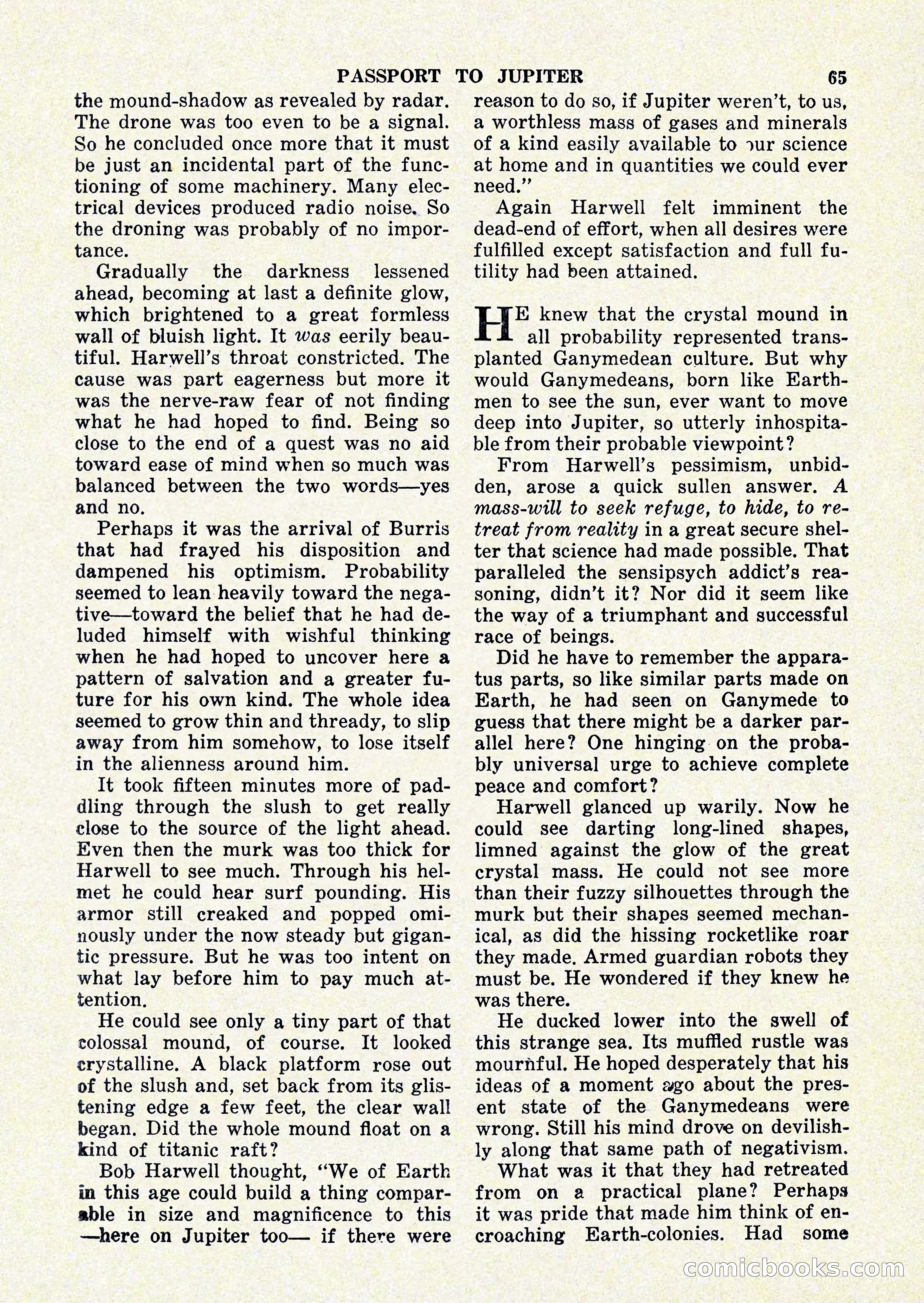 Startling Stories, January 1951 — page 65 of 164