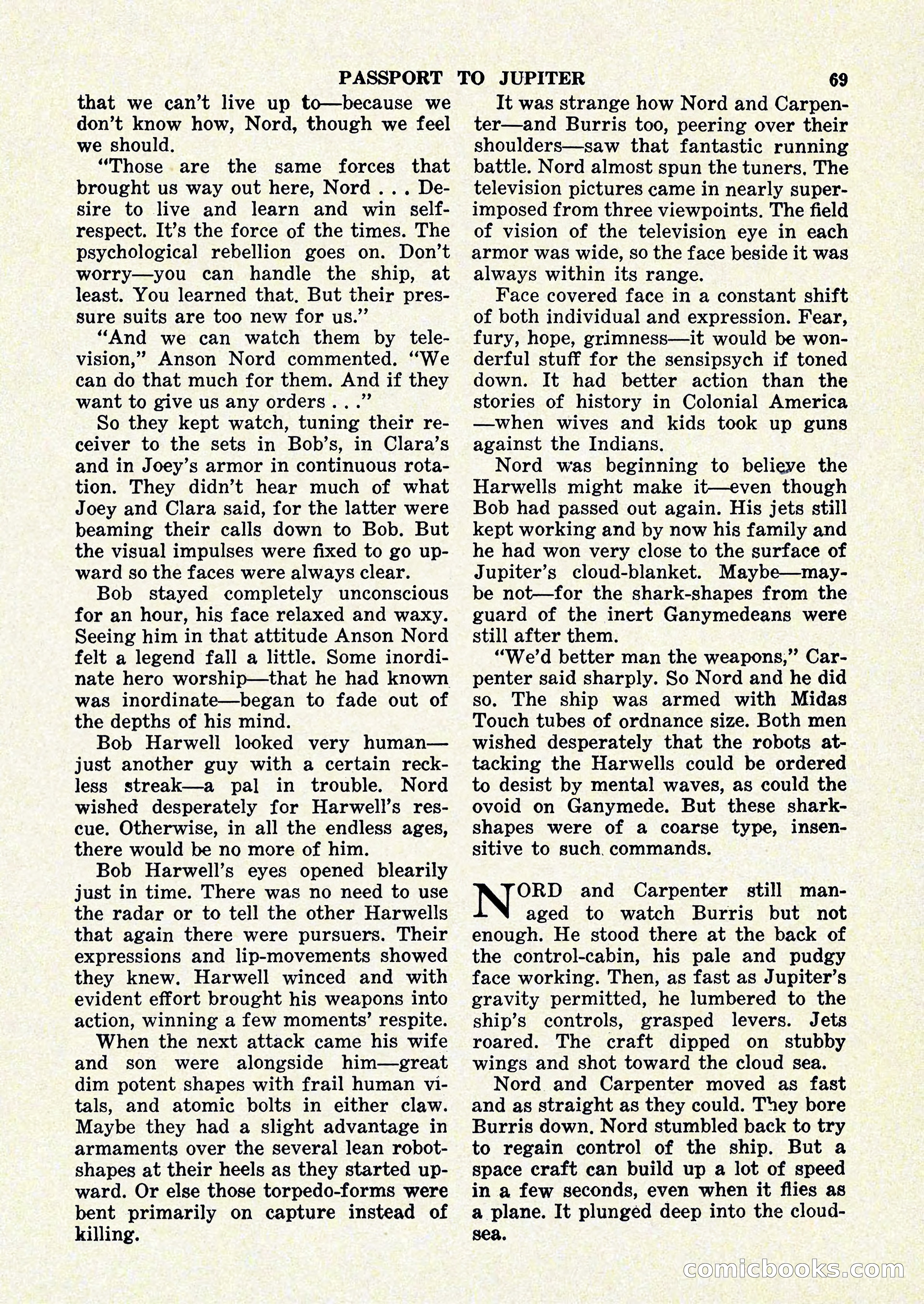 Startling Stories, January 1951 — page 69 of 164