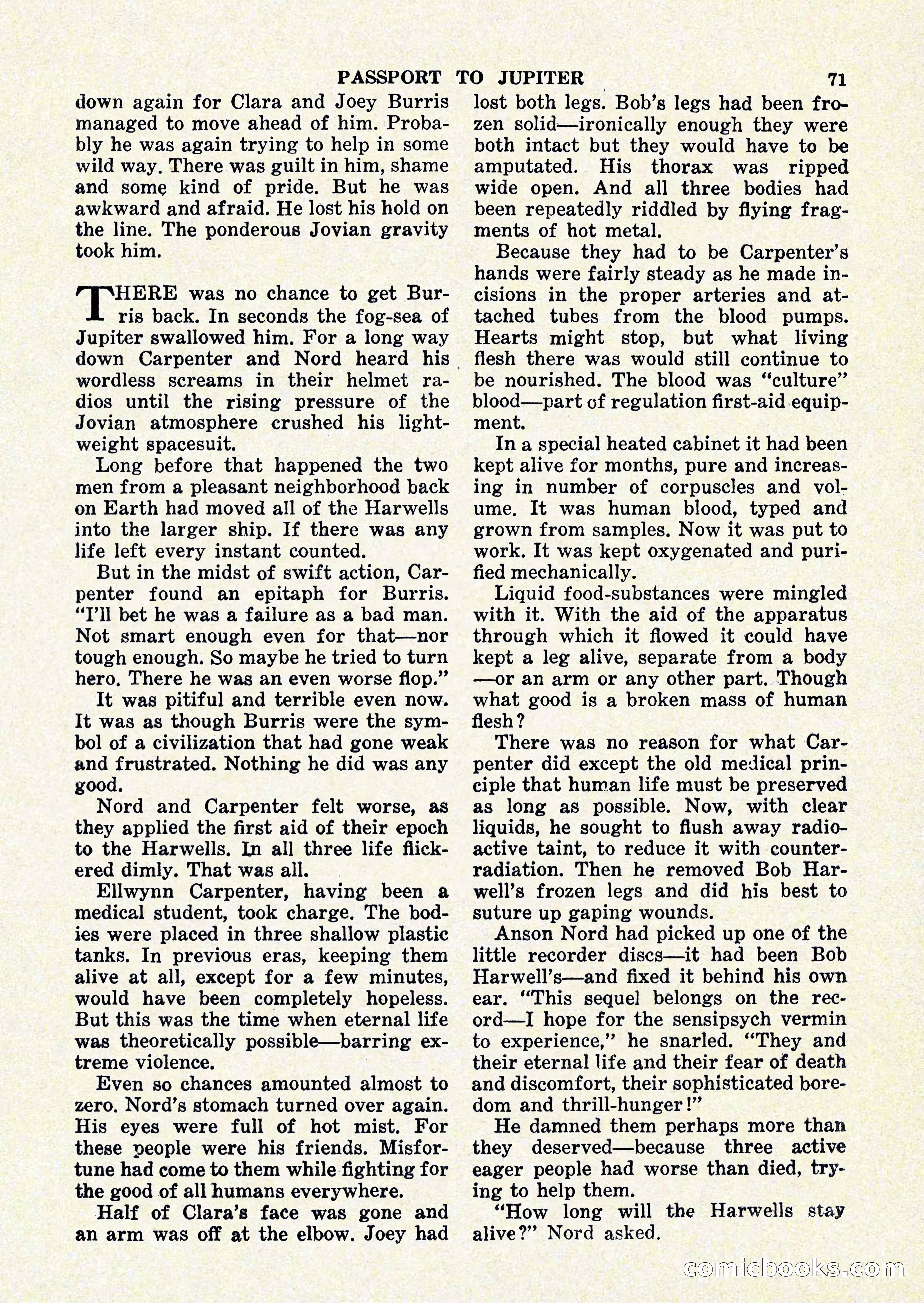 Startling Stories, January 1951 — page 71 of 164