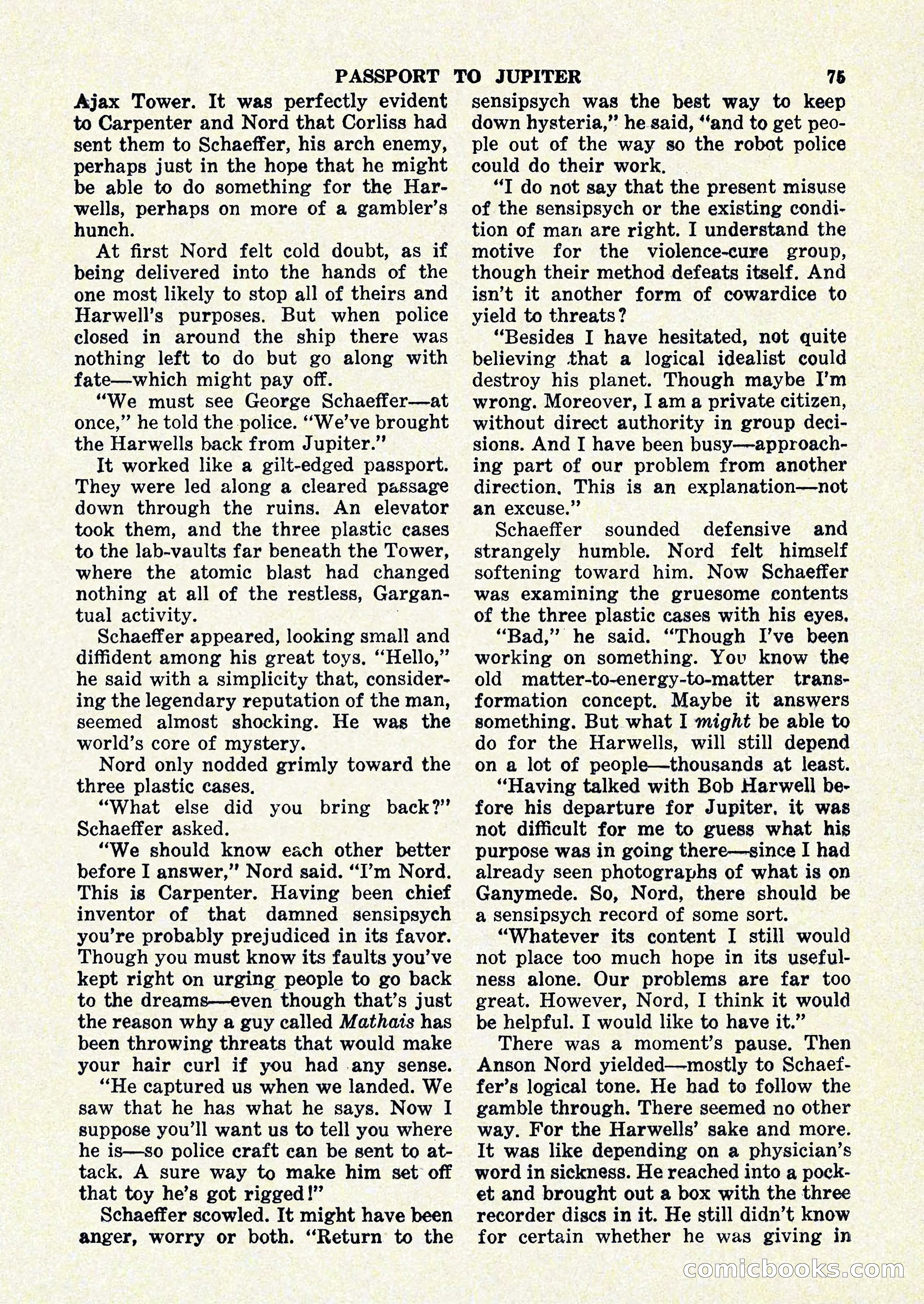Startling Stories, January 1951 — page 75 of 164