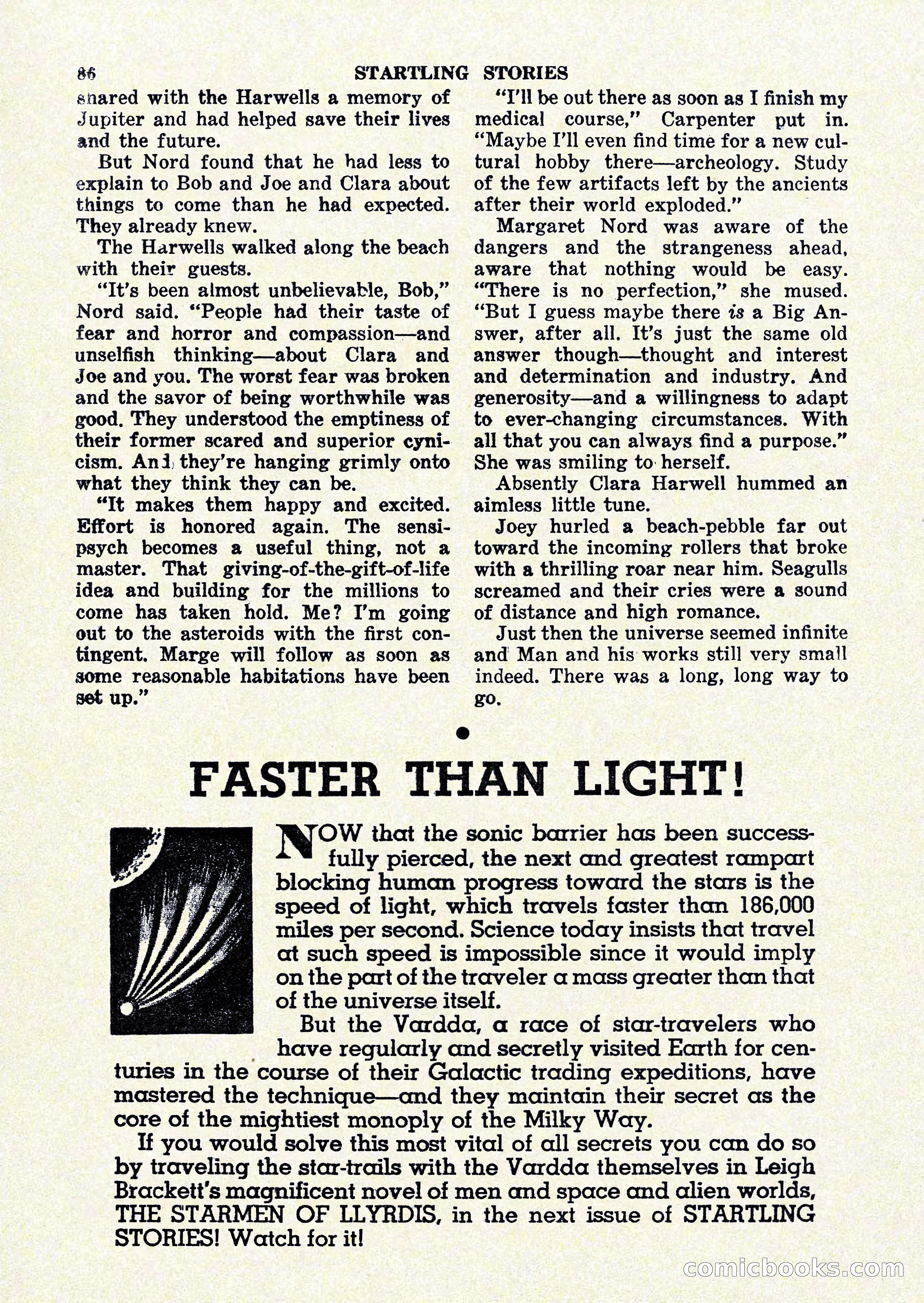 Startling Stories, January 1951 — page 86 of 164