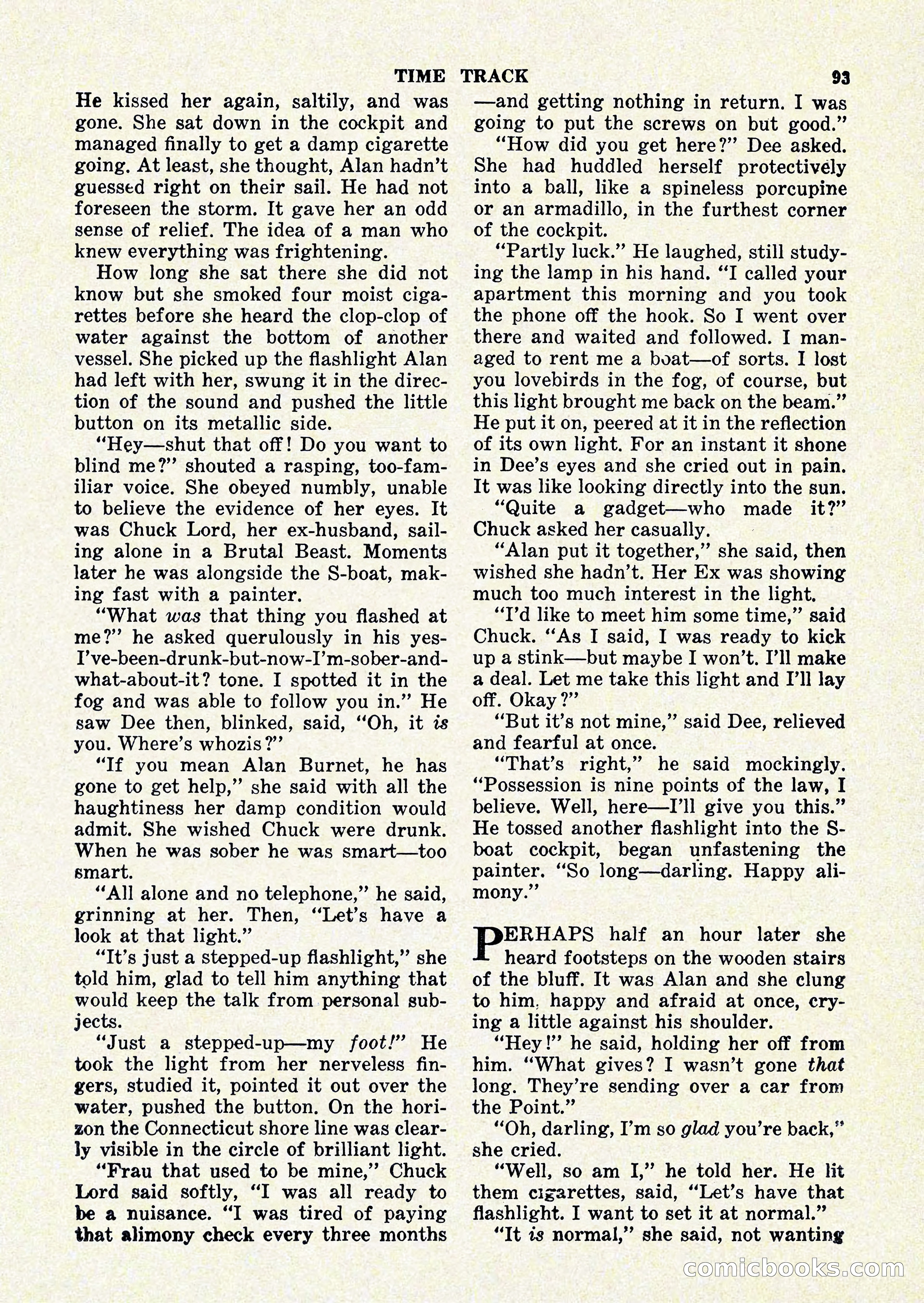 Startling Stories, January 1951 — page 93 of 164