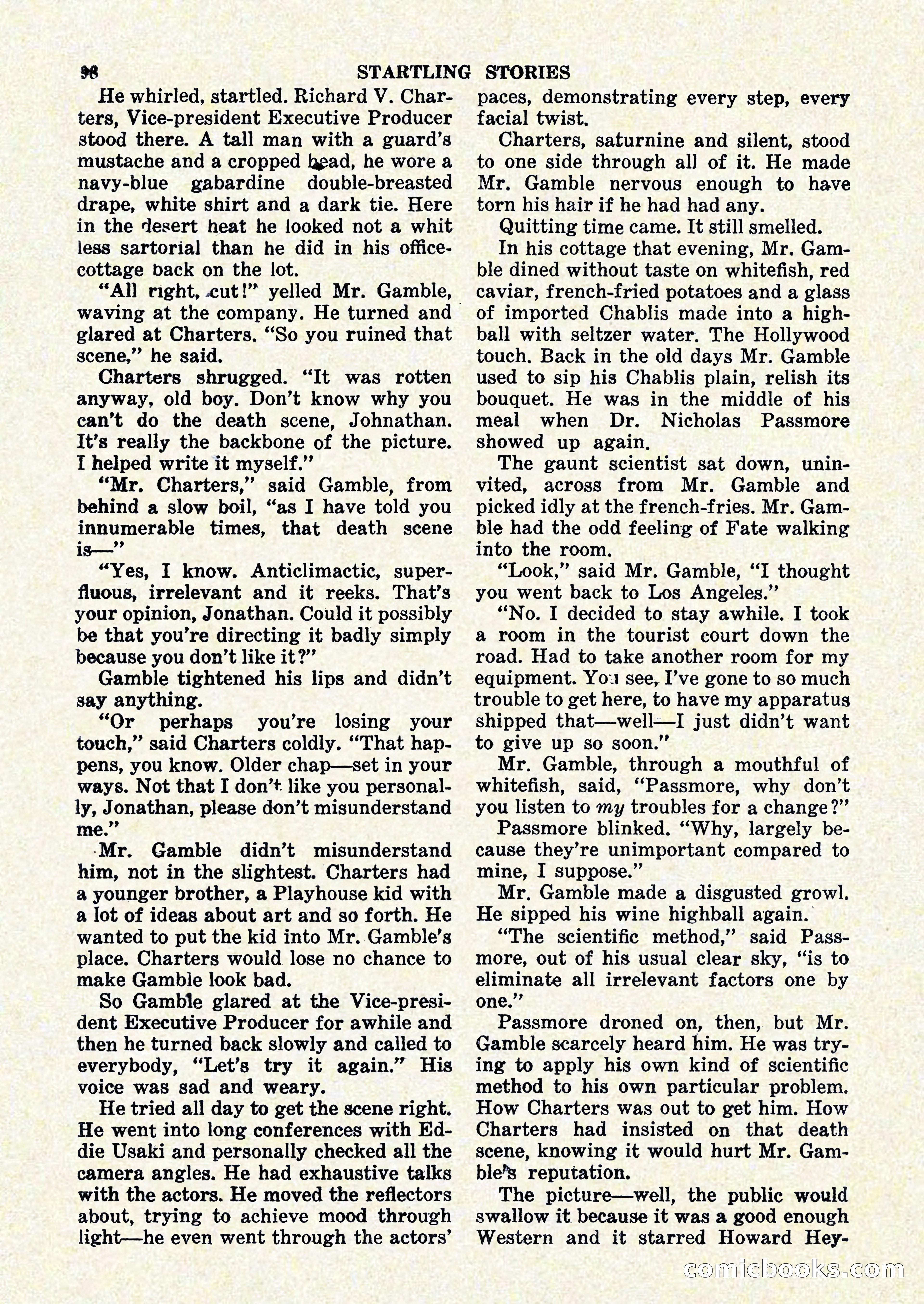 Startling Stories, January 1951 — page 98 of 164
