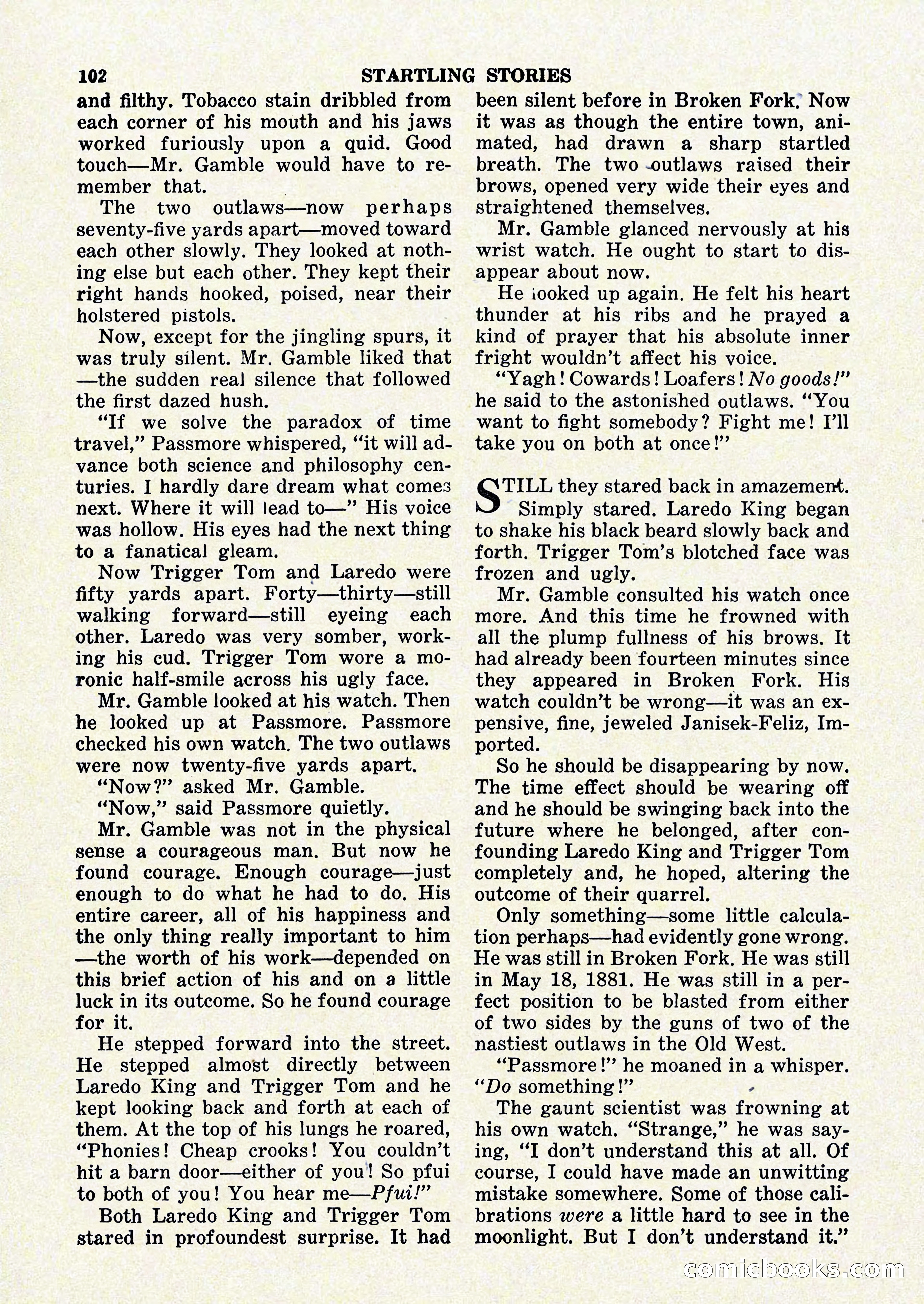 Startling Stories, January 1951 — page 102 of 164