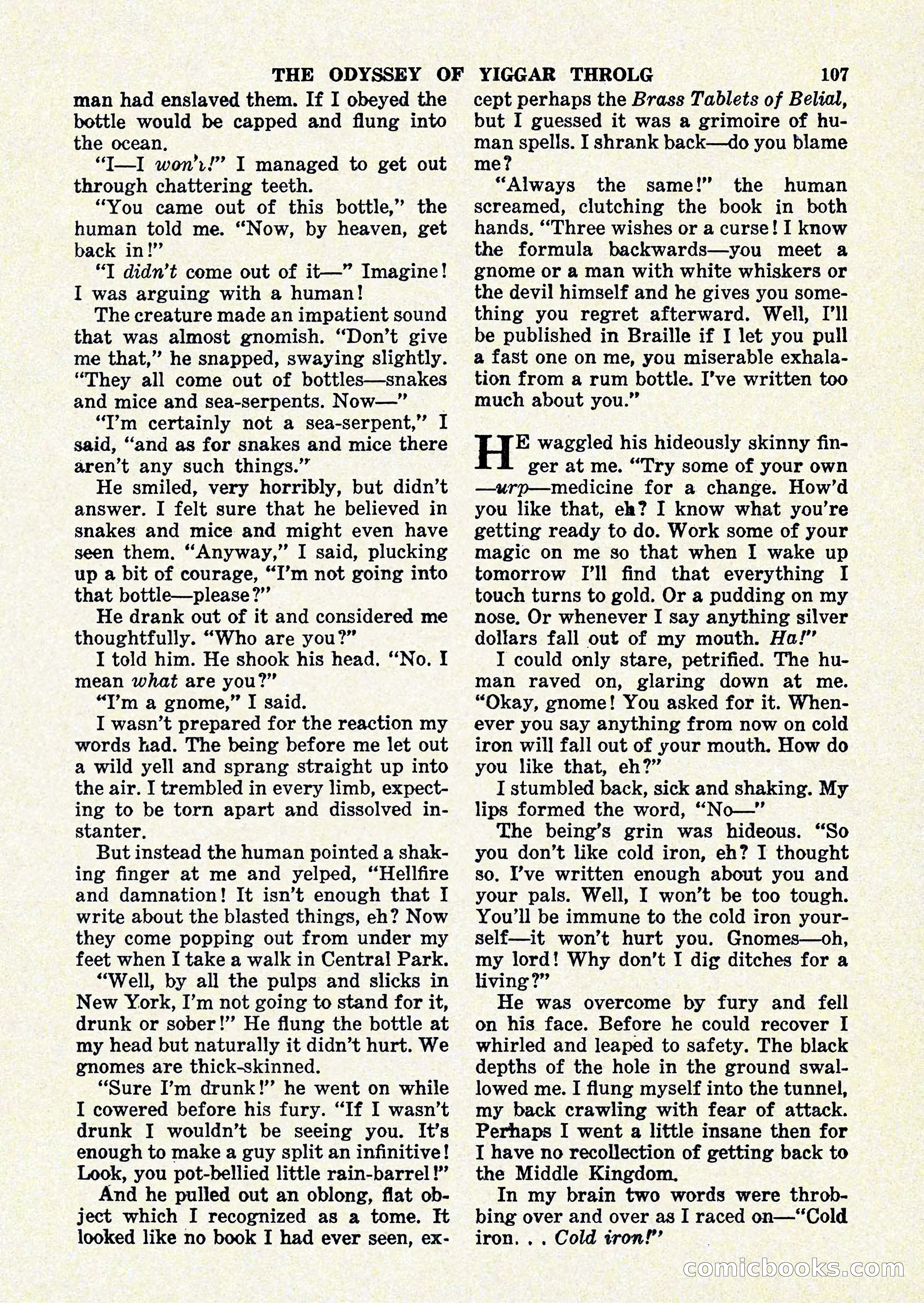Startling Stories, January 1951 — page 107 of 164