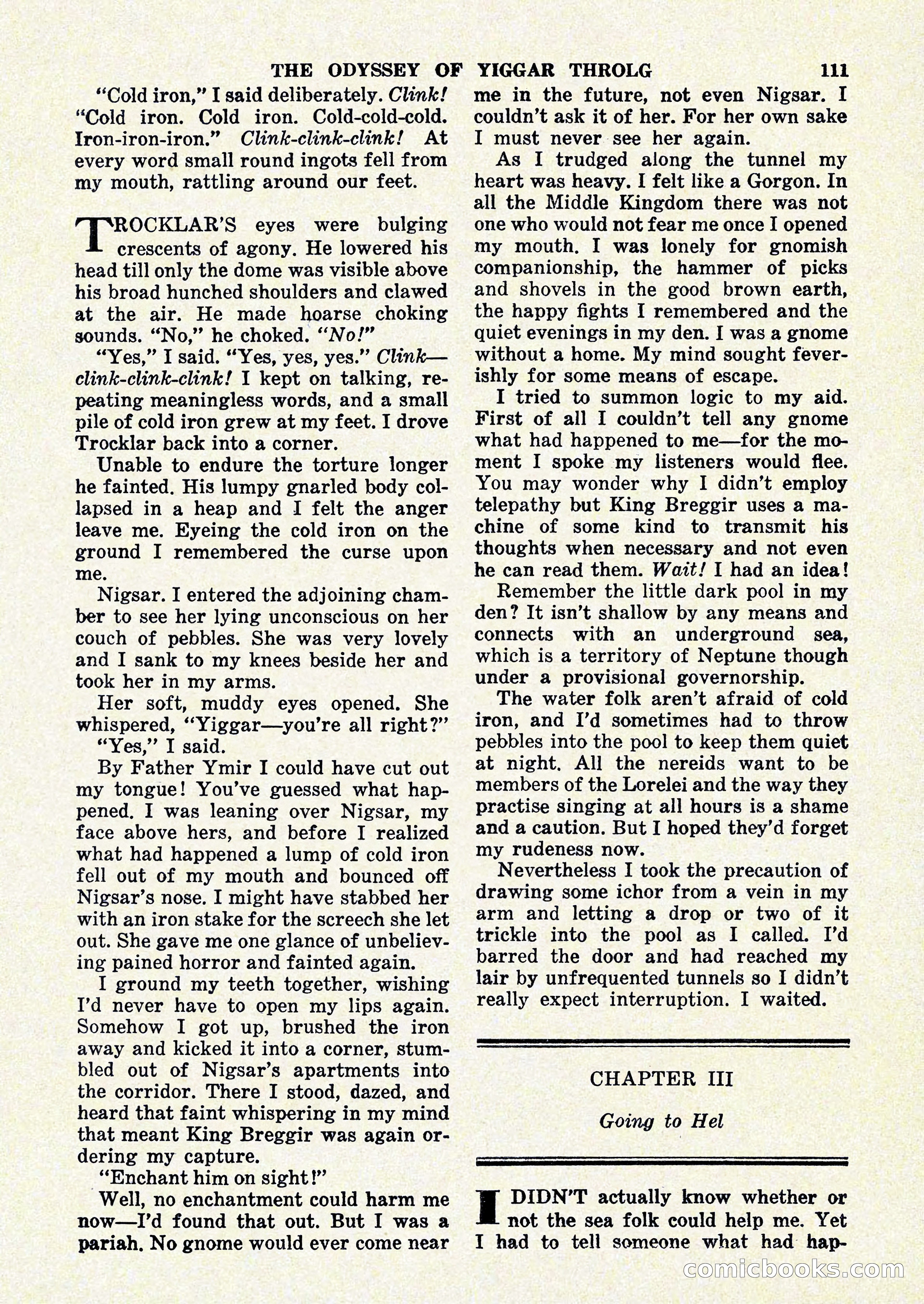 Startling Stories, January 1951 — page 111 of 164