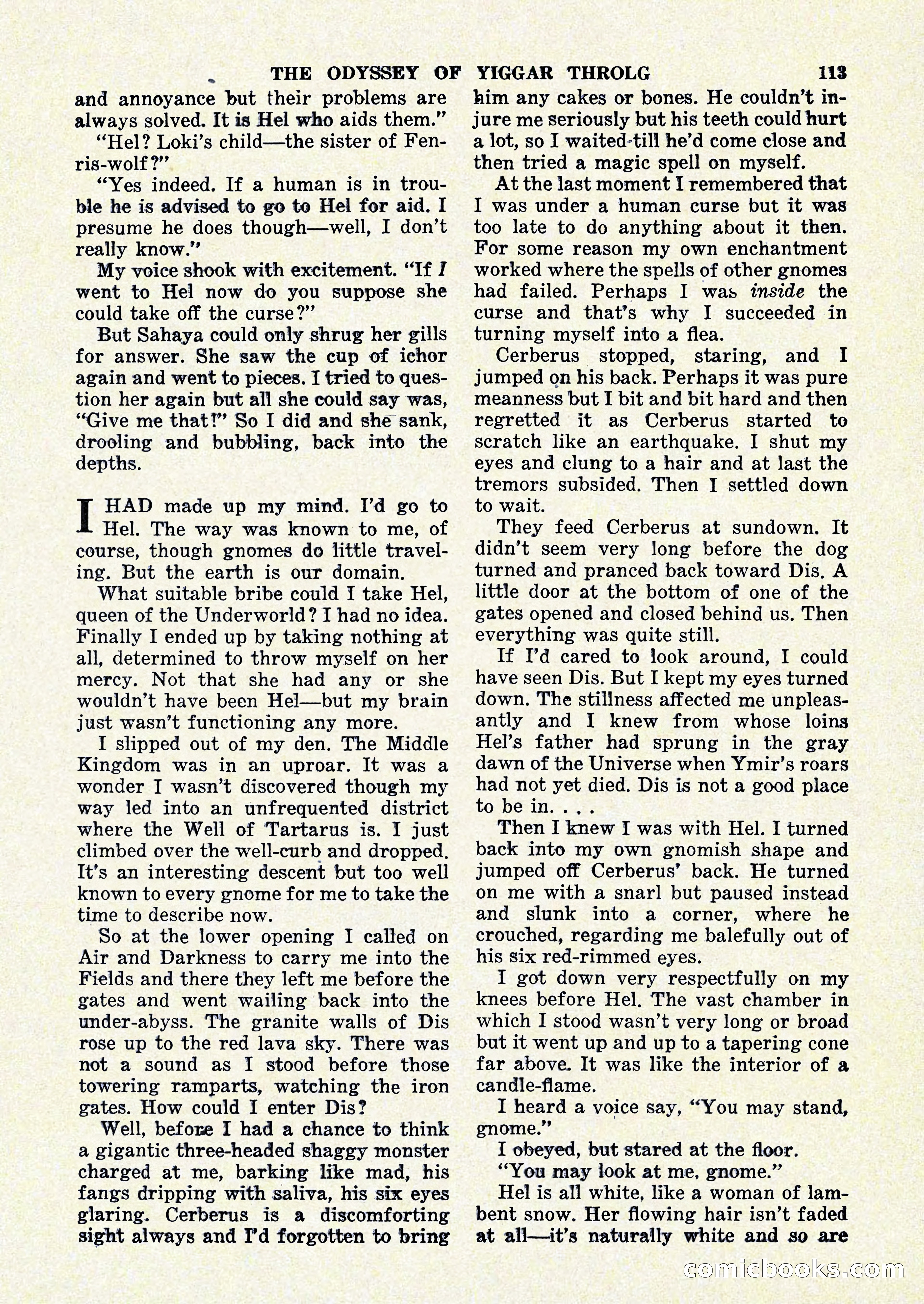 Startling Stories, January 1951 — page 113 of 164