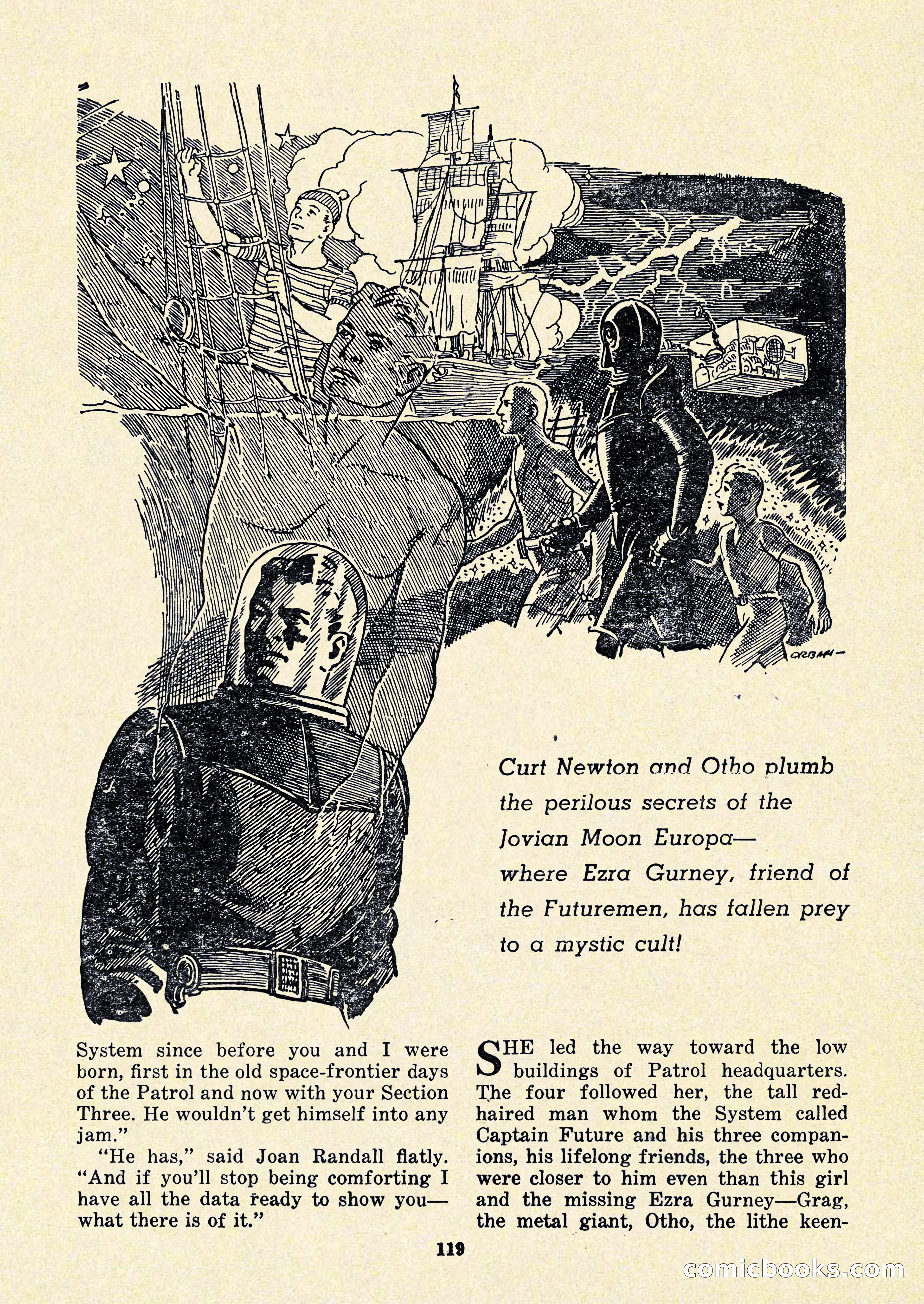 Startling Stories, January 1951 — page 119 of 164