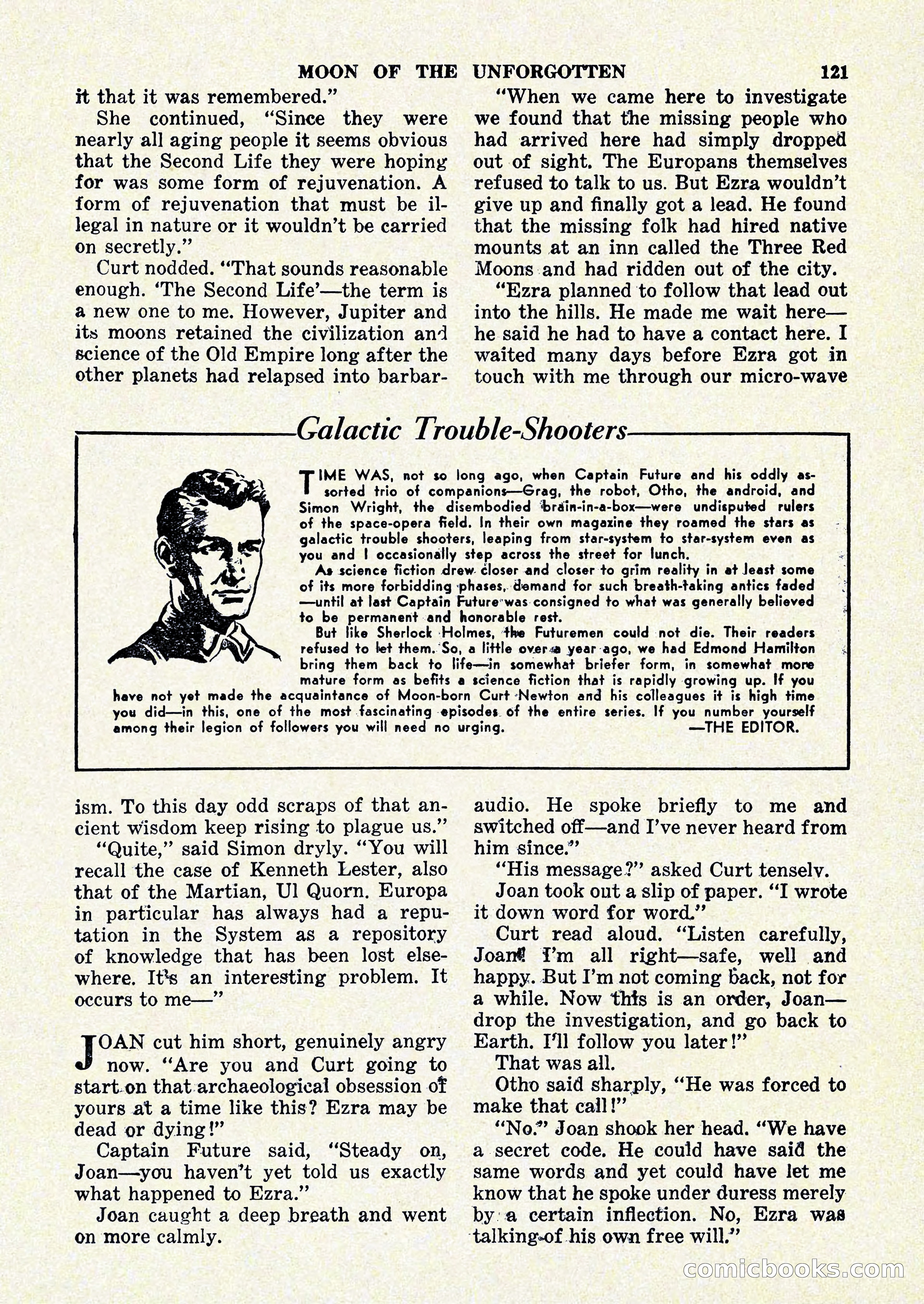 Startling Stories, January 1951 — page 121 of 164