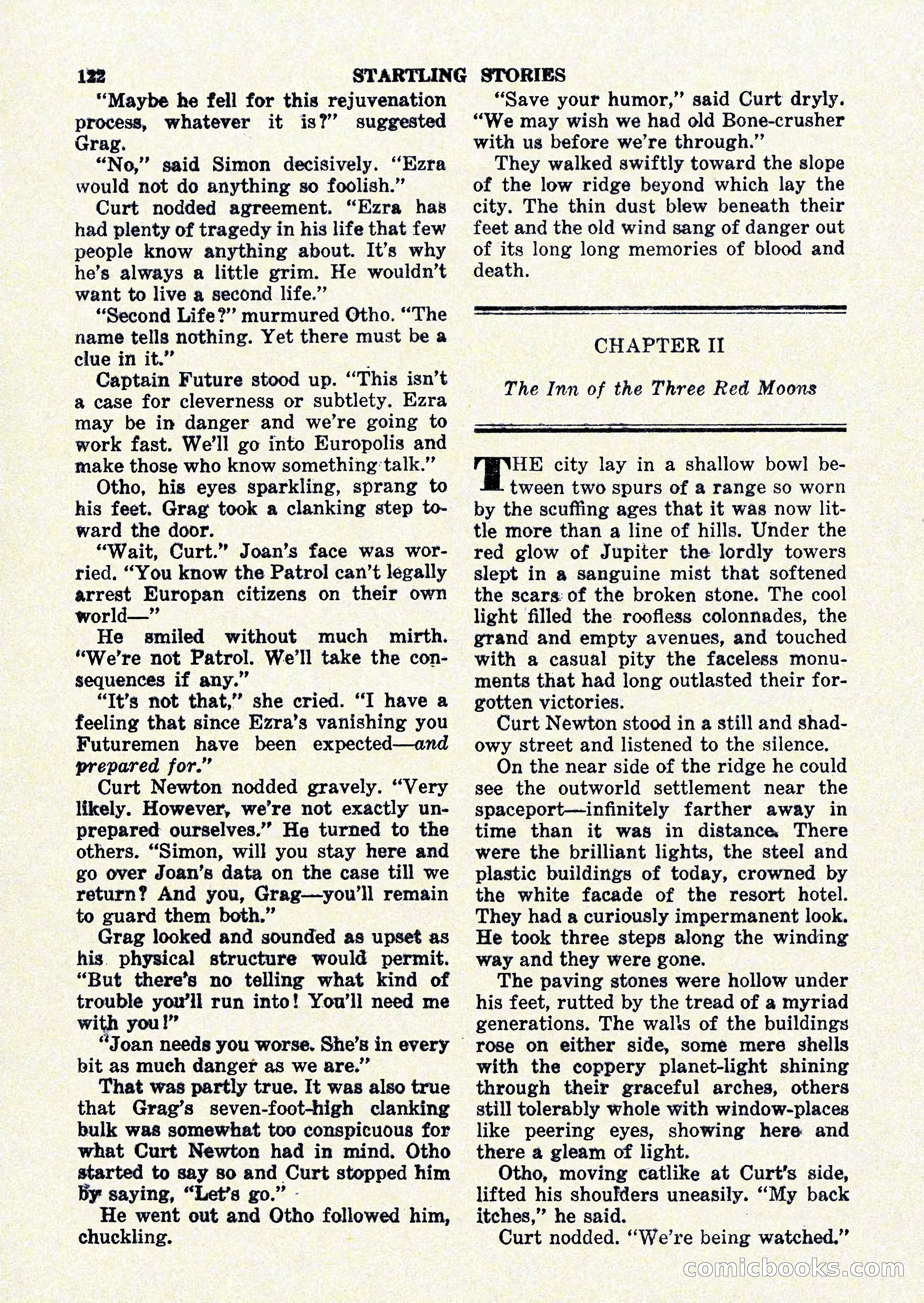 Startling Stories, January 1951 — page 122 of 164