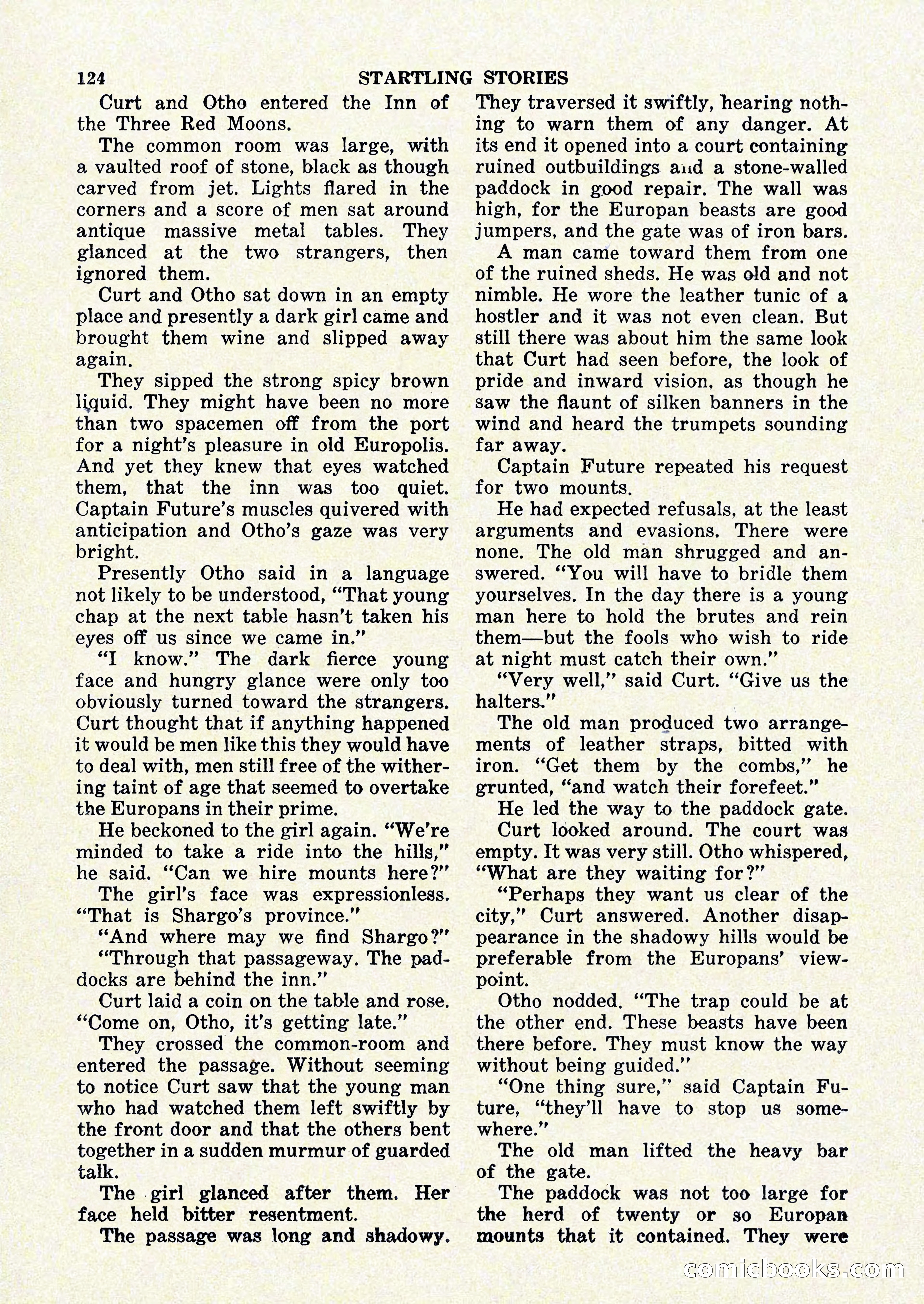 Startling Stories, January 1951 — page 124 of 164